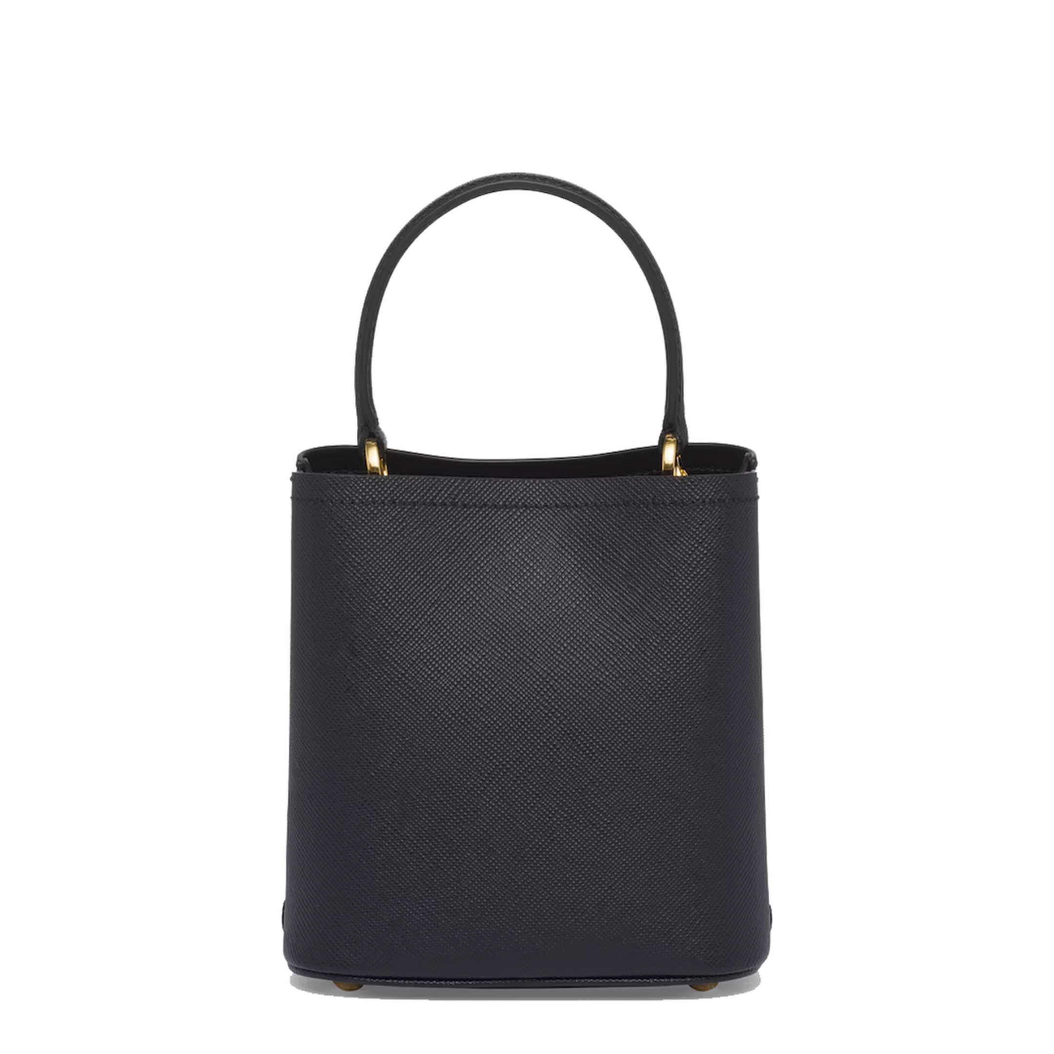 Small Saffiano Leather Panier Bag