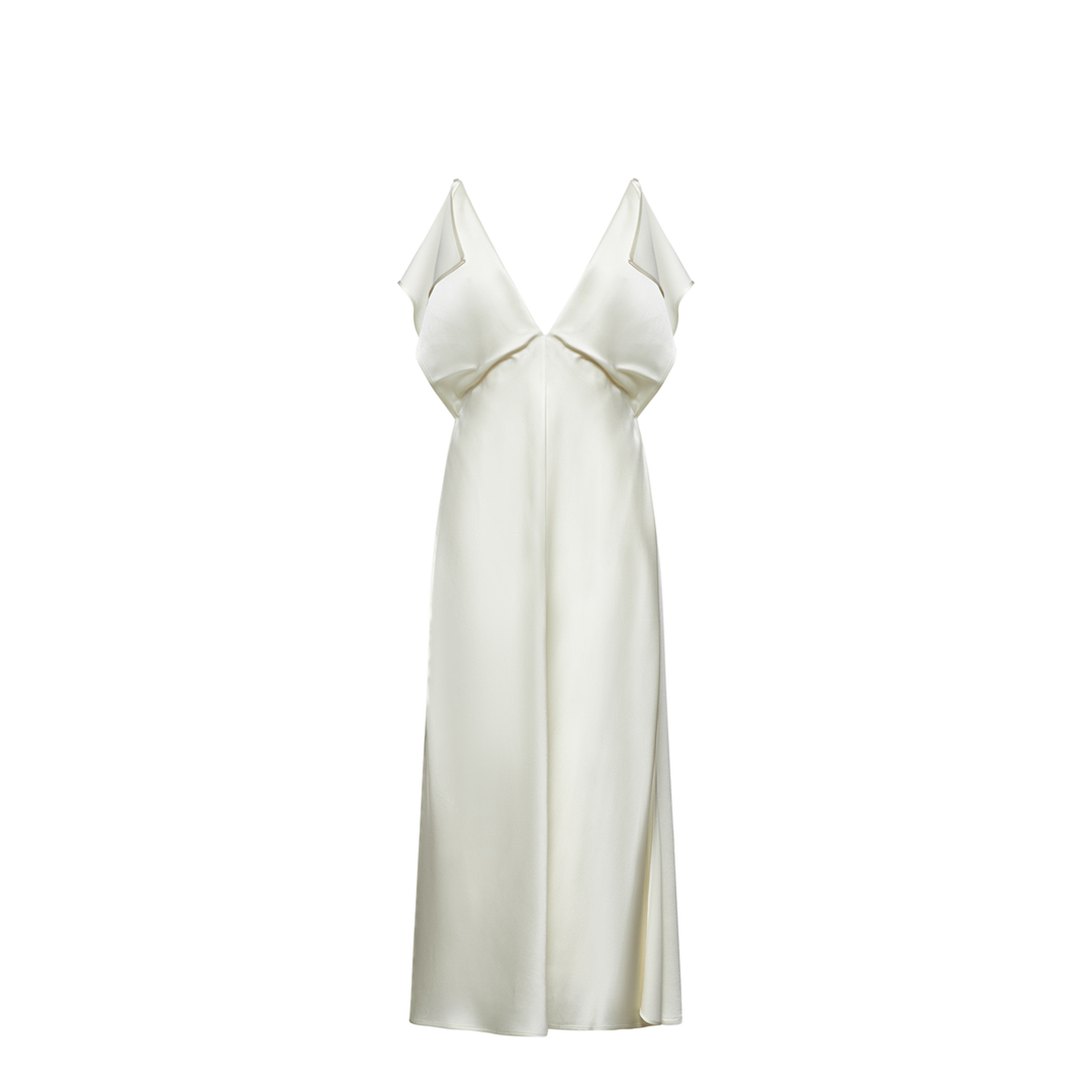 Ivory Viscose Blend Dress