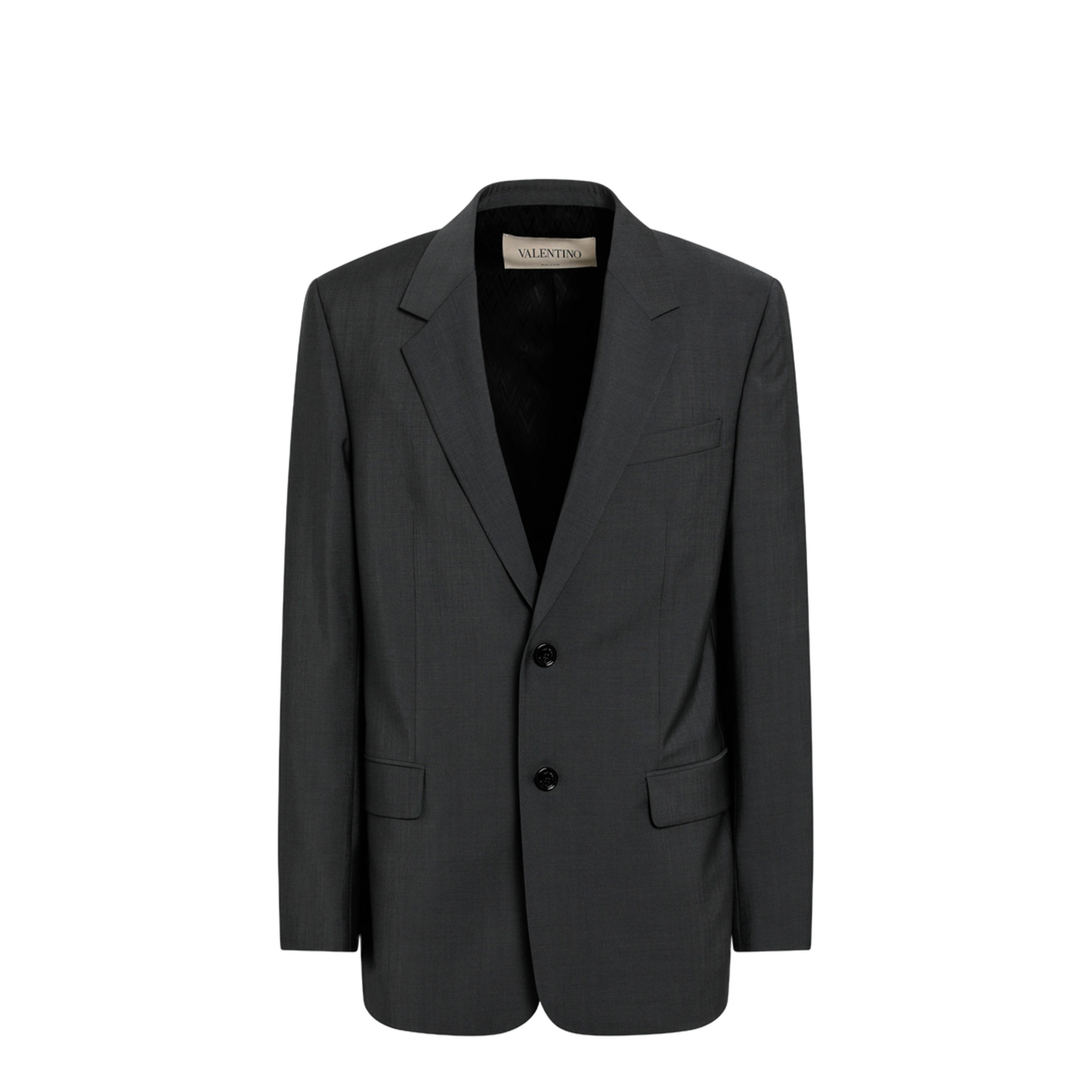 MAYFEYR - Valentino - Single-Breasted Wool And Mohair Jacket In Black - 9V3CEK4025S4H2