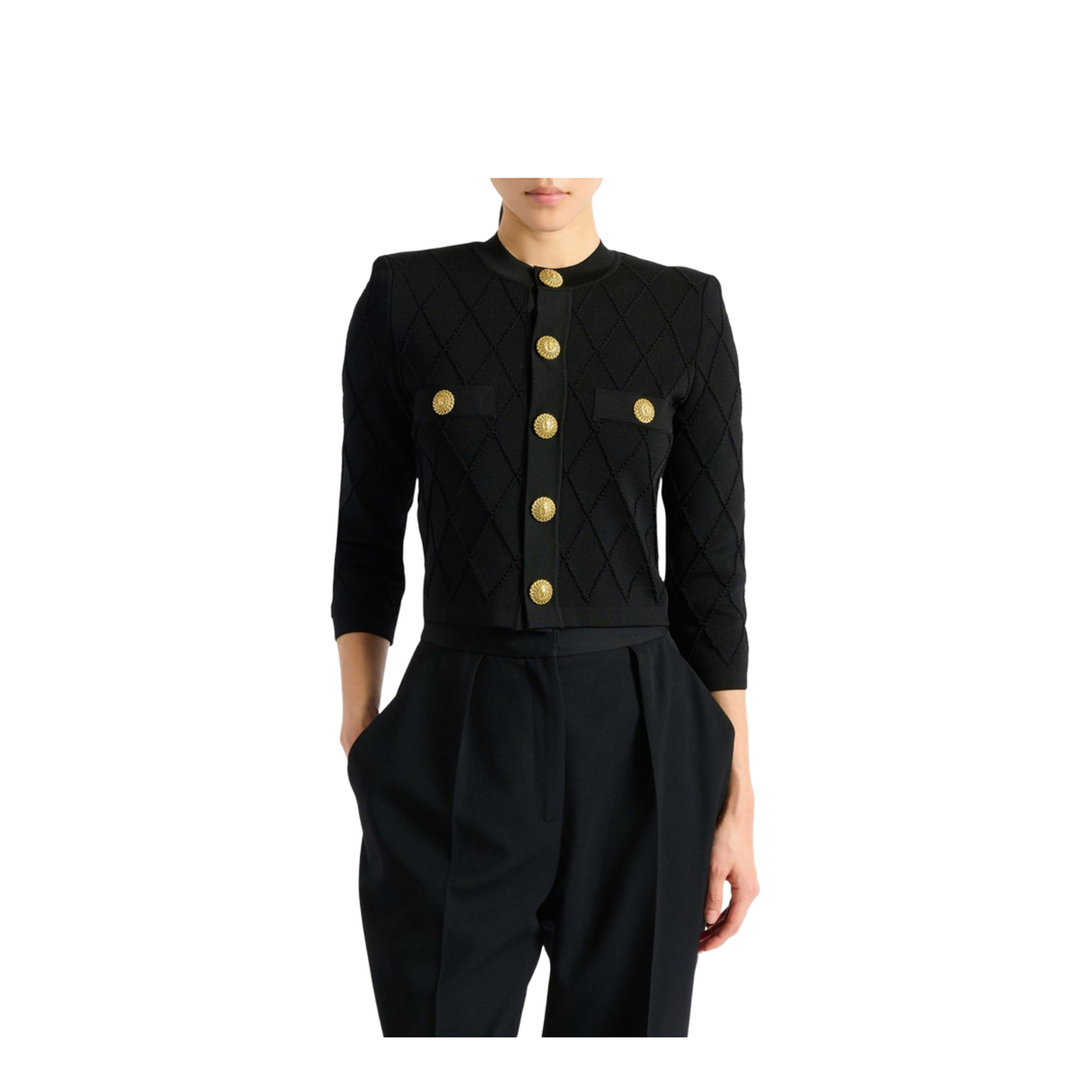 MAYFEYR - Balmain - Sweaters Black - HF1KL612KK200PA