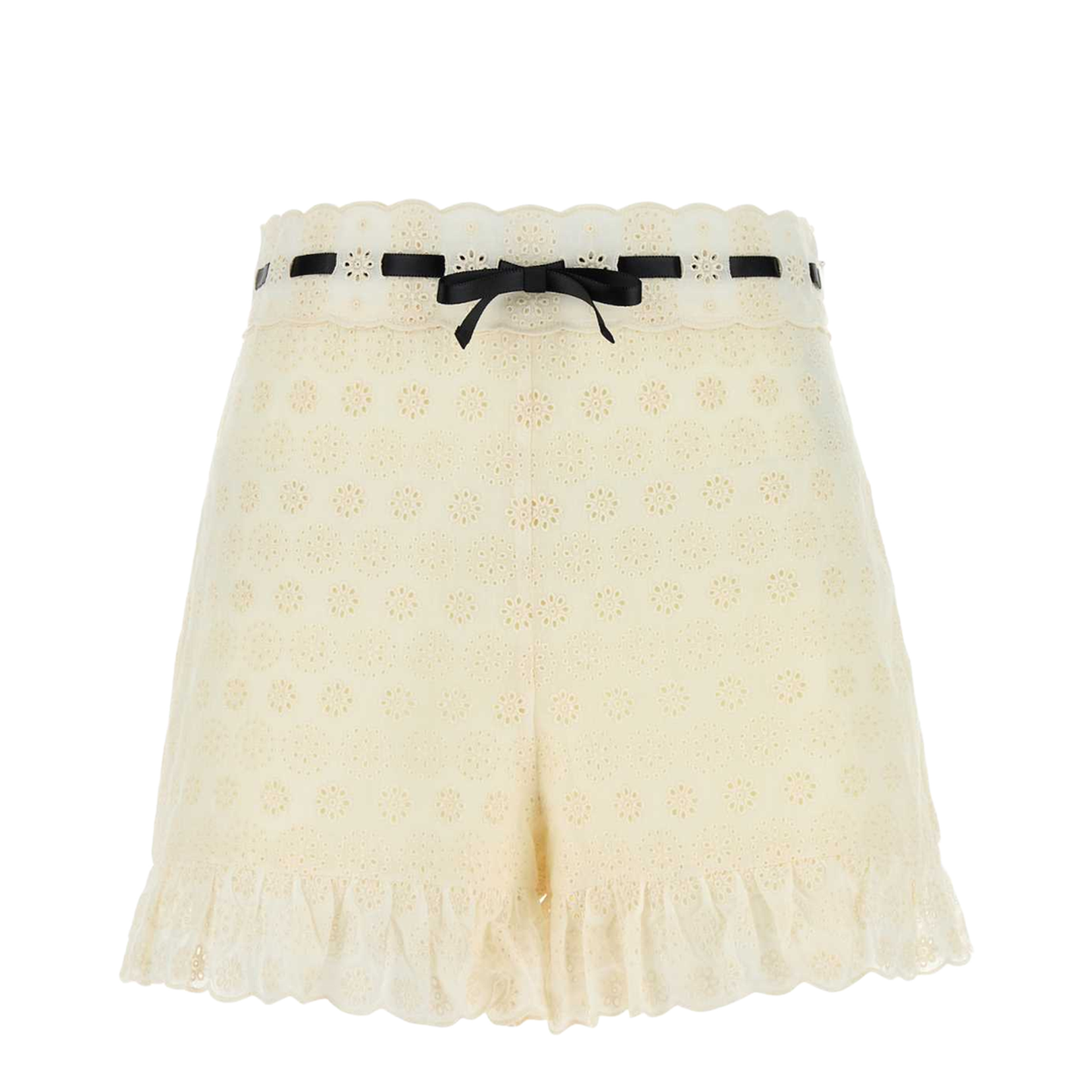 Ivory Lace Shorts