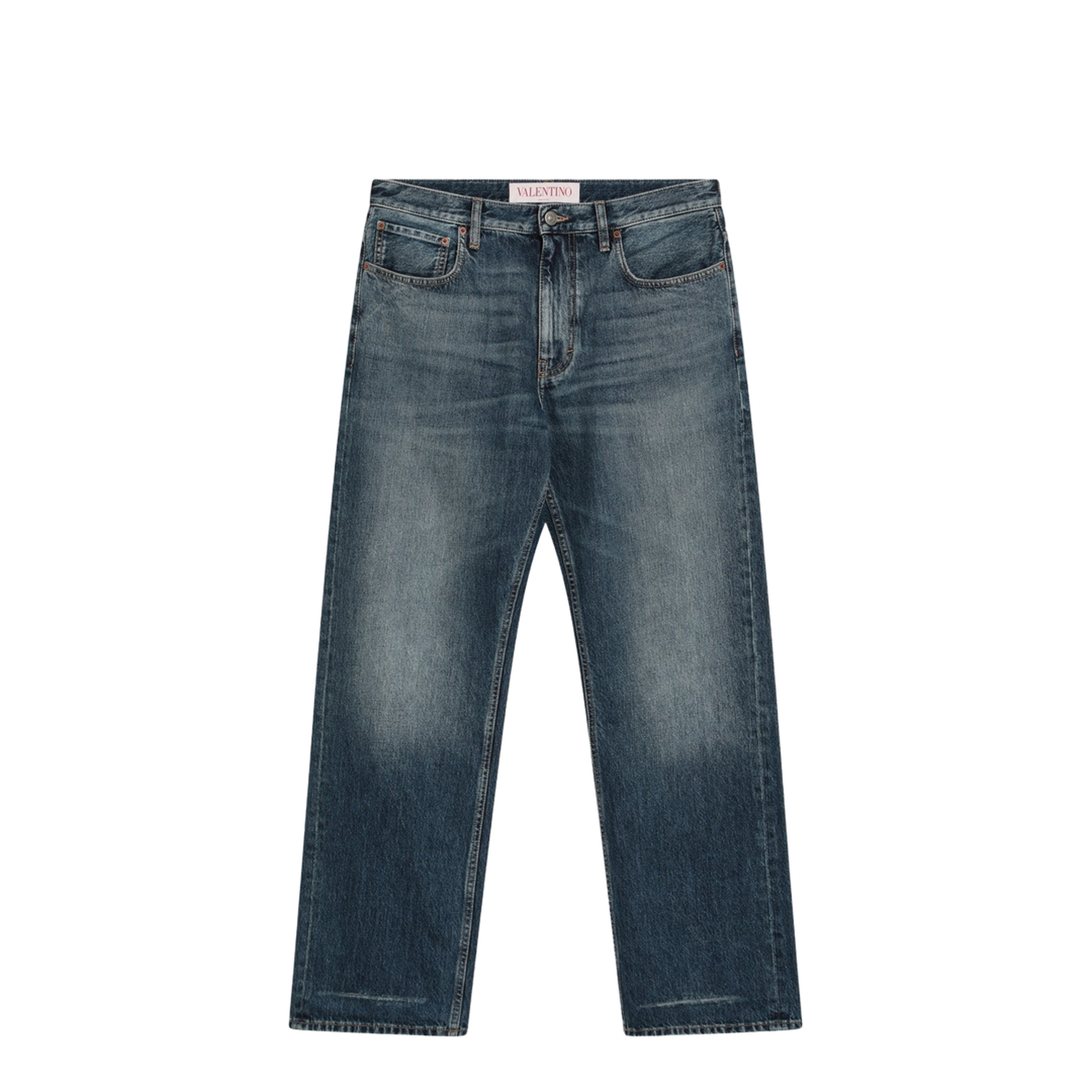 Stonewashed Denim Jeans
