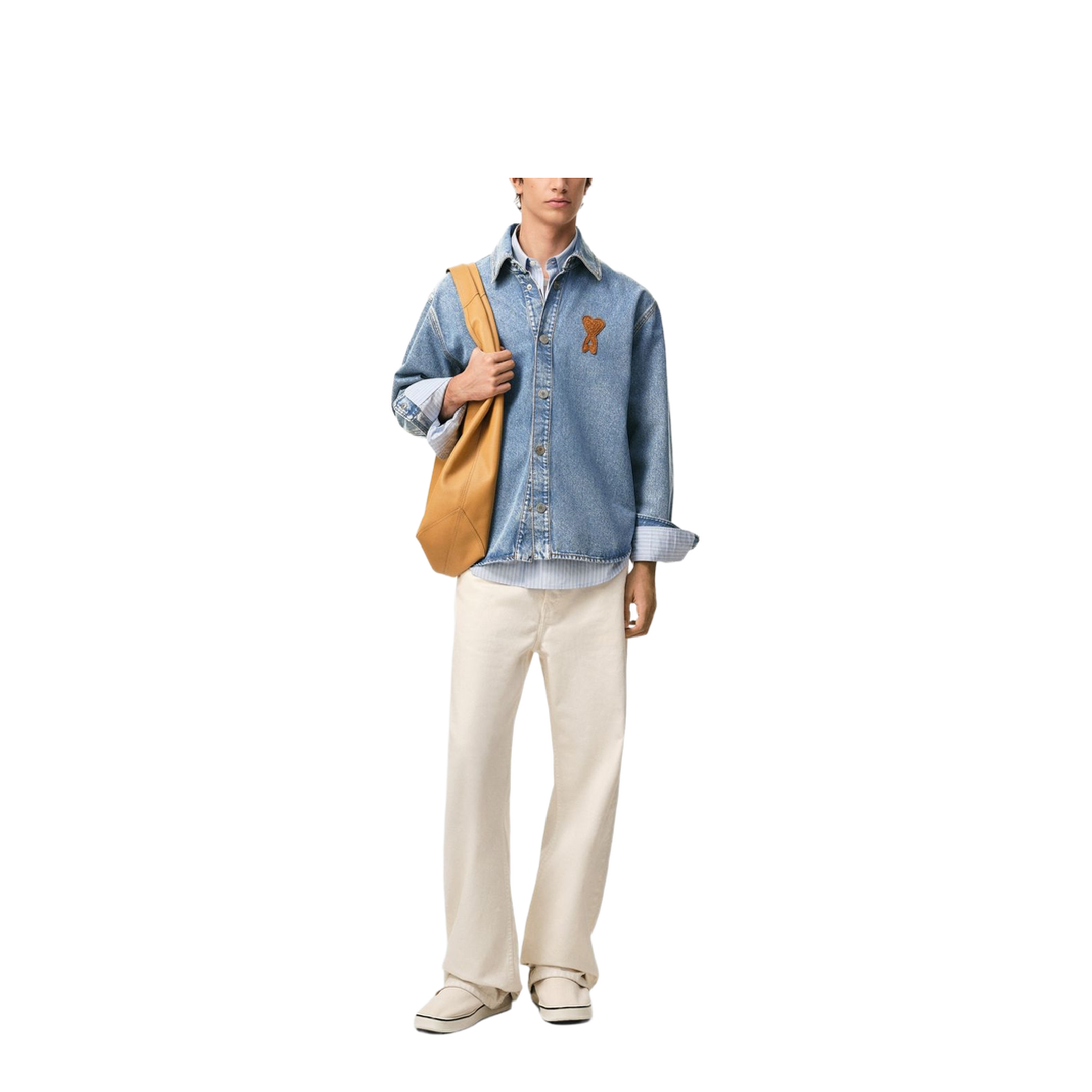 Denim Logo Overshirt