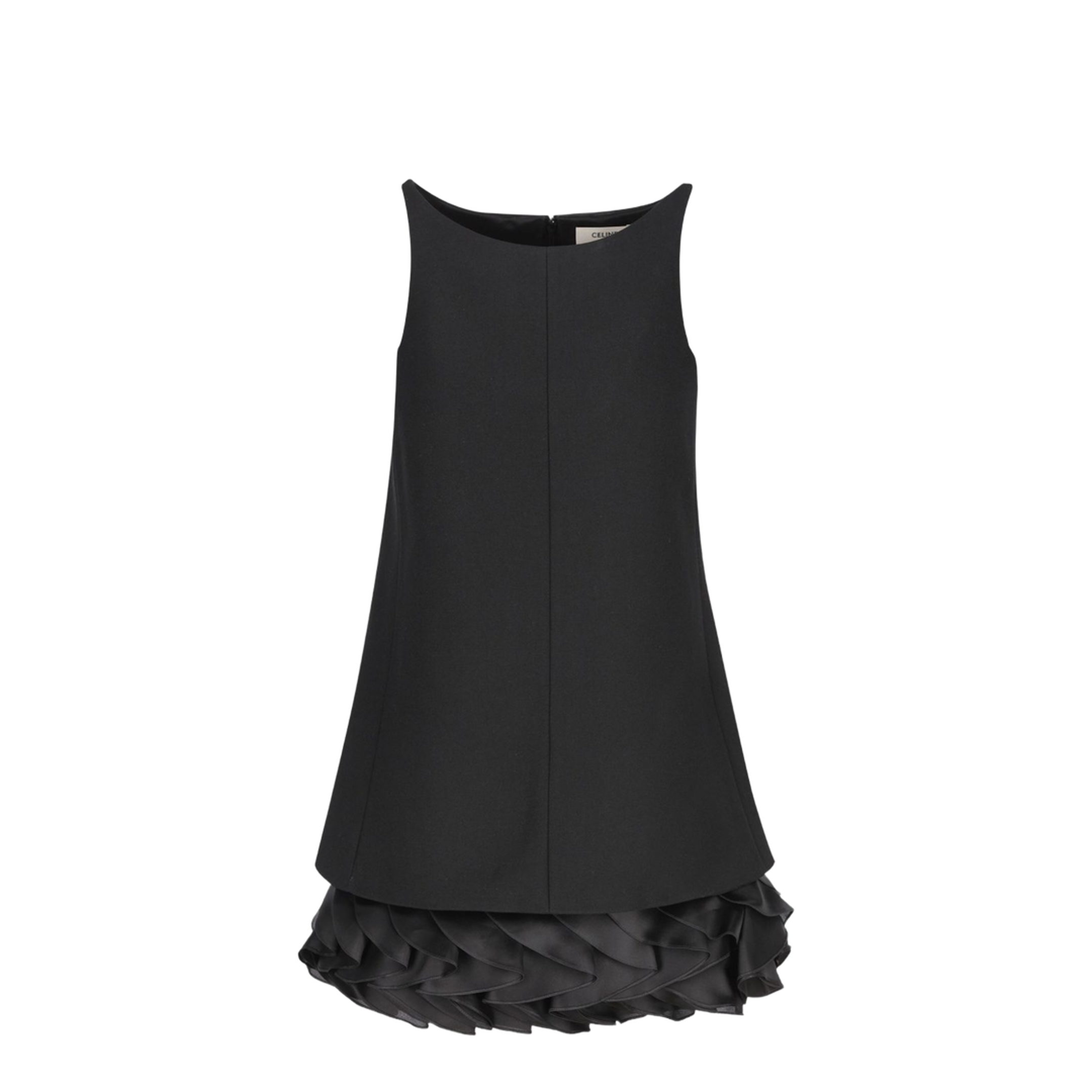 Bouquet Mini Dress in Gauffered Double Wool