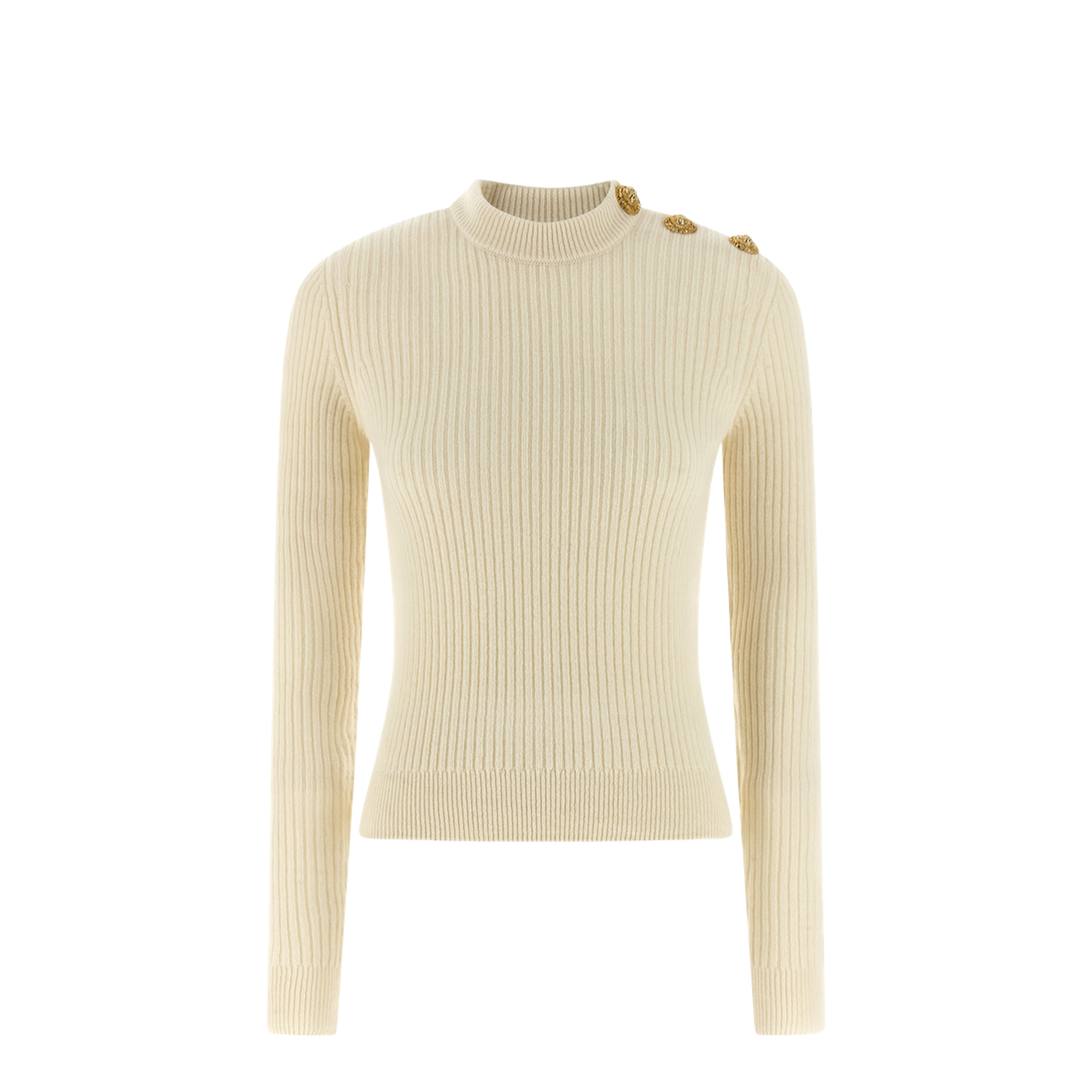 Ribbed Sweater White