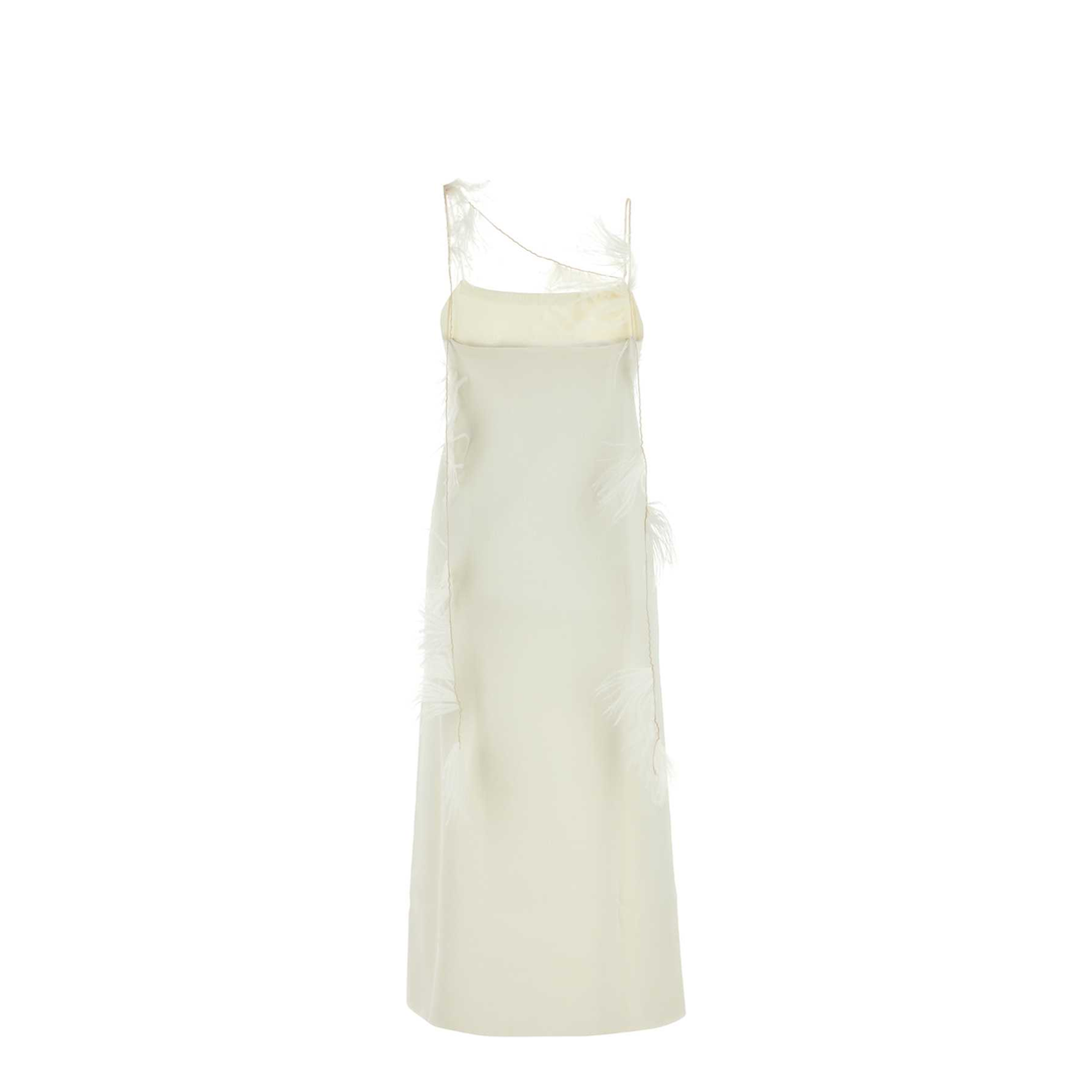Ivory Viscose Blend Dress