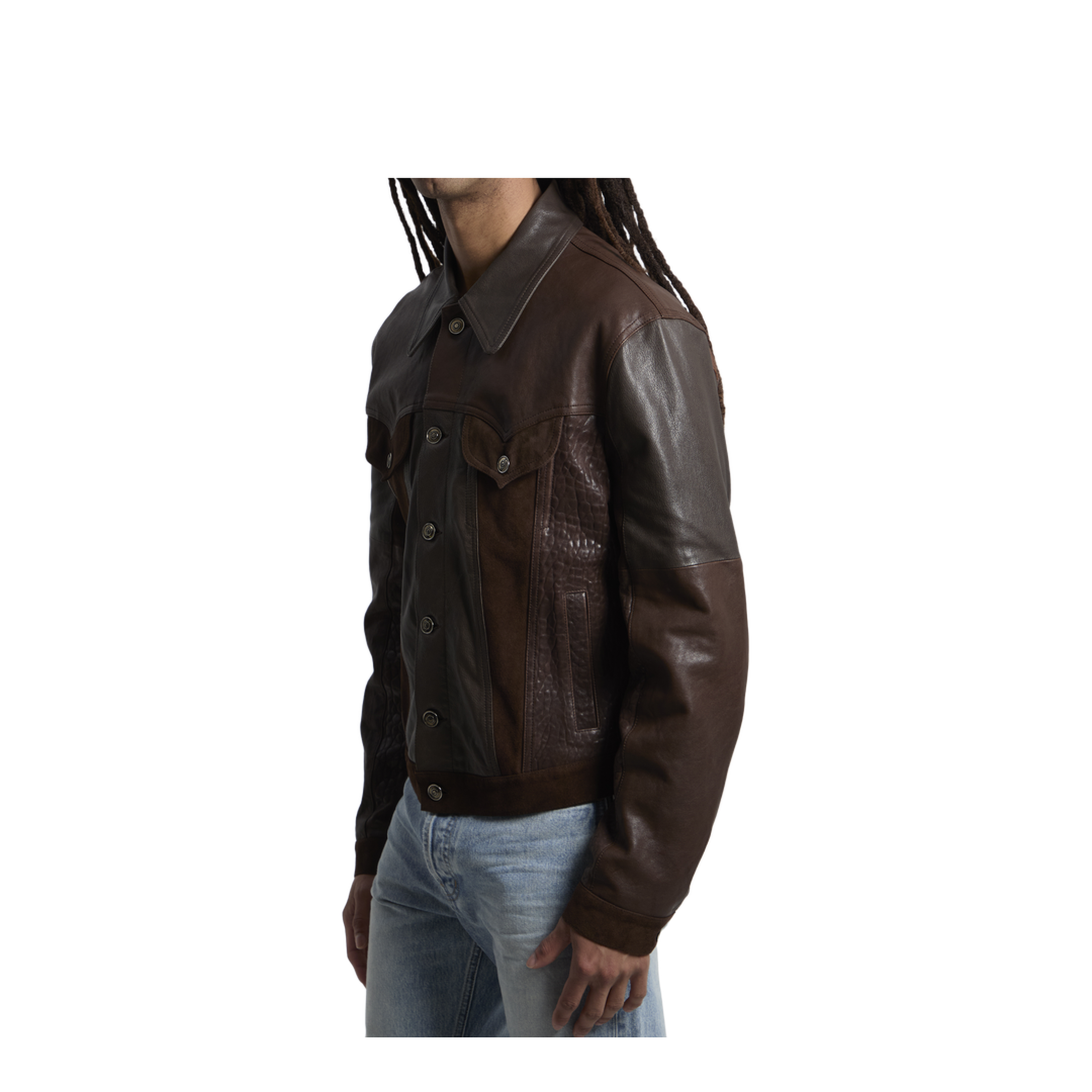 Men's Leather Jacket Brown