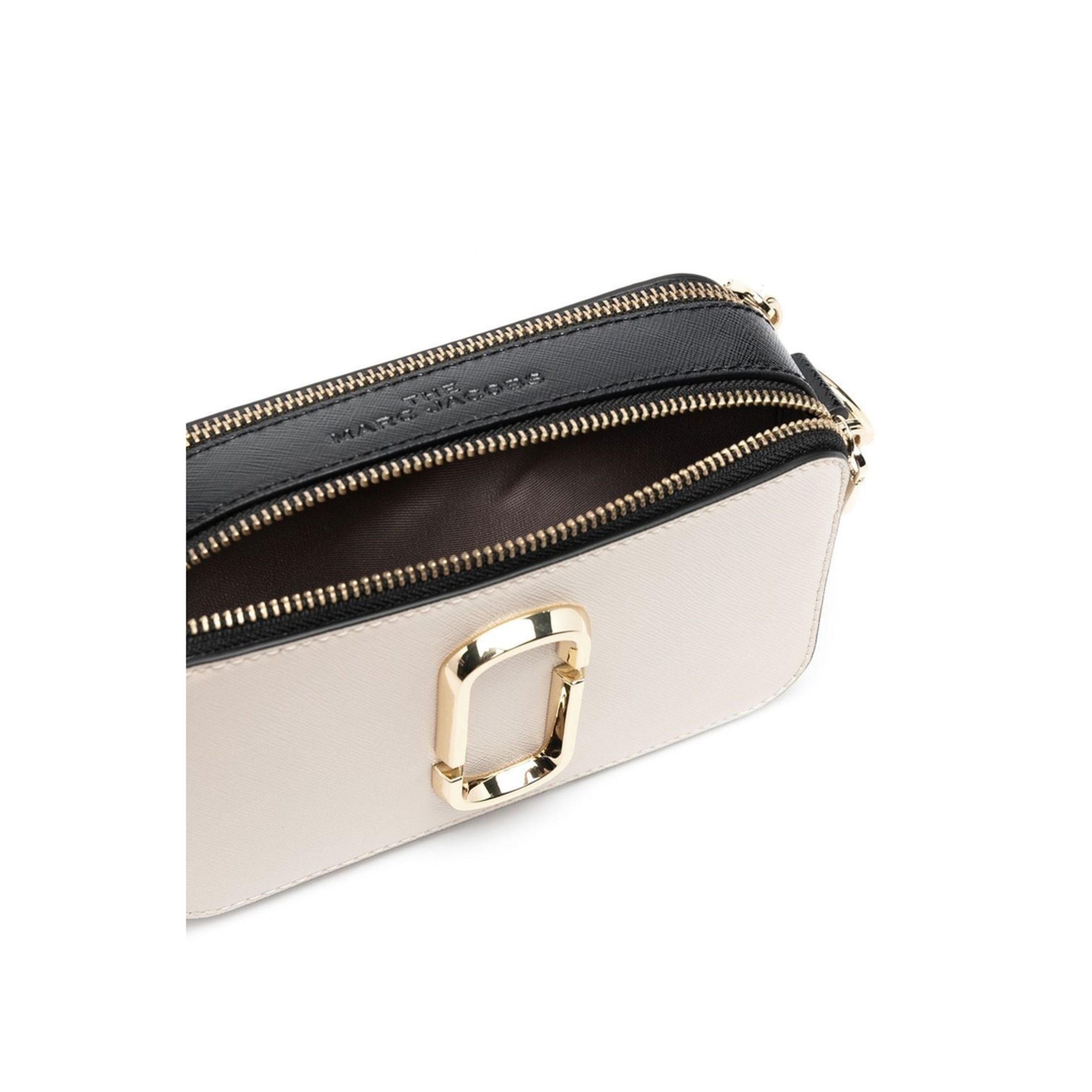 The Snapshot Mini Saffiano Leather Camera Bag - New Cloud White Multi
