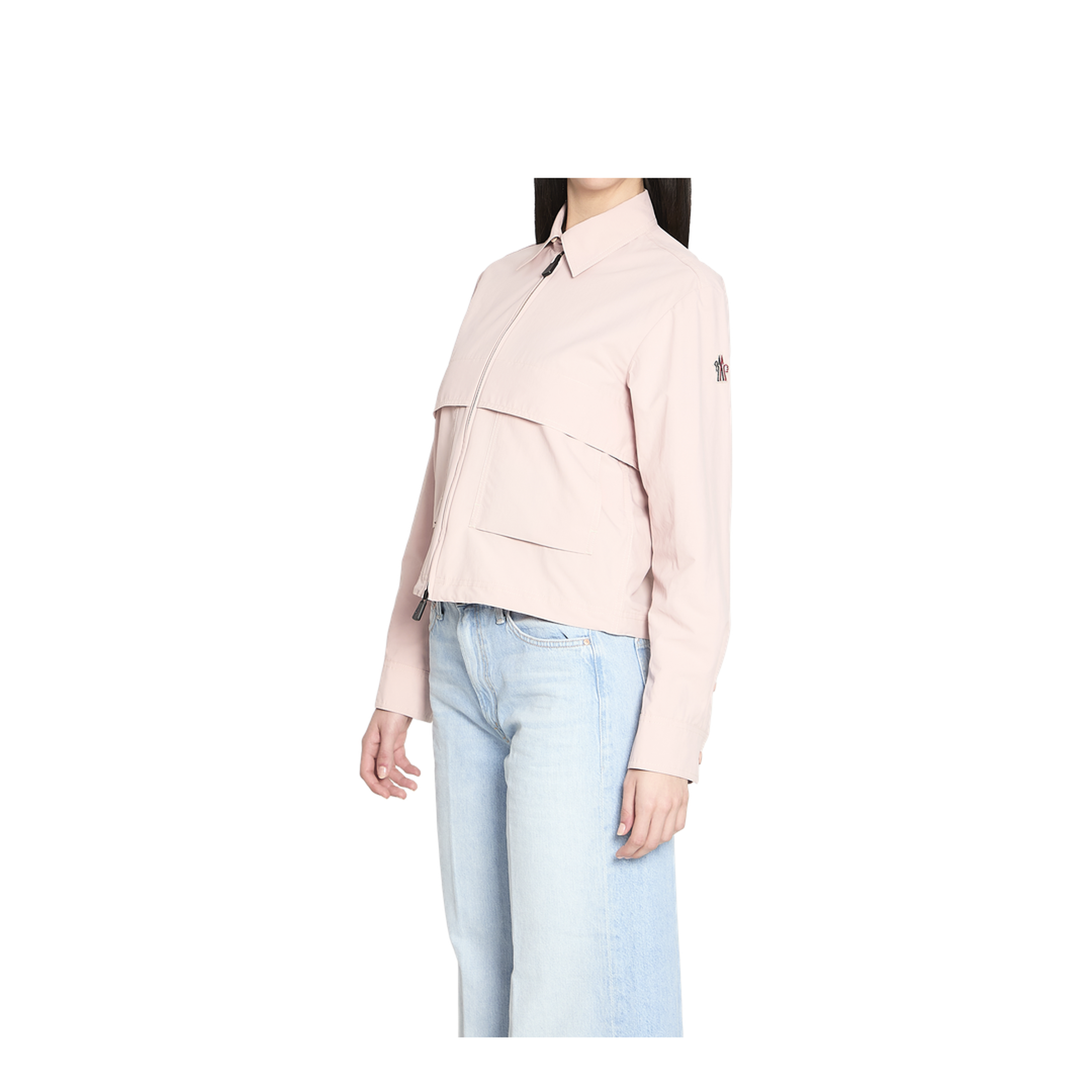 Pink Technical Froissé Long Sleeve Shirt