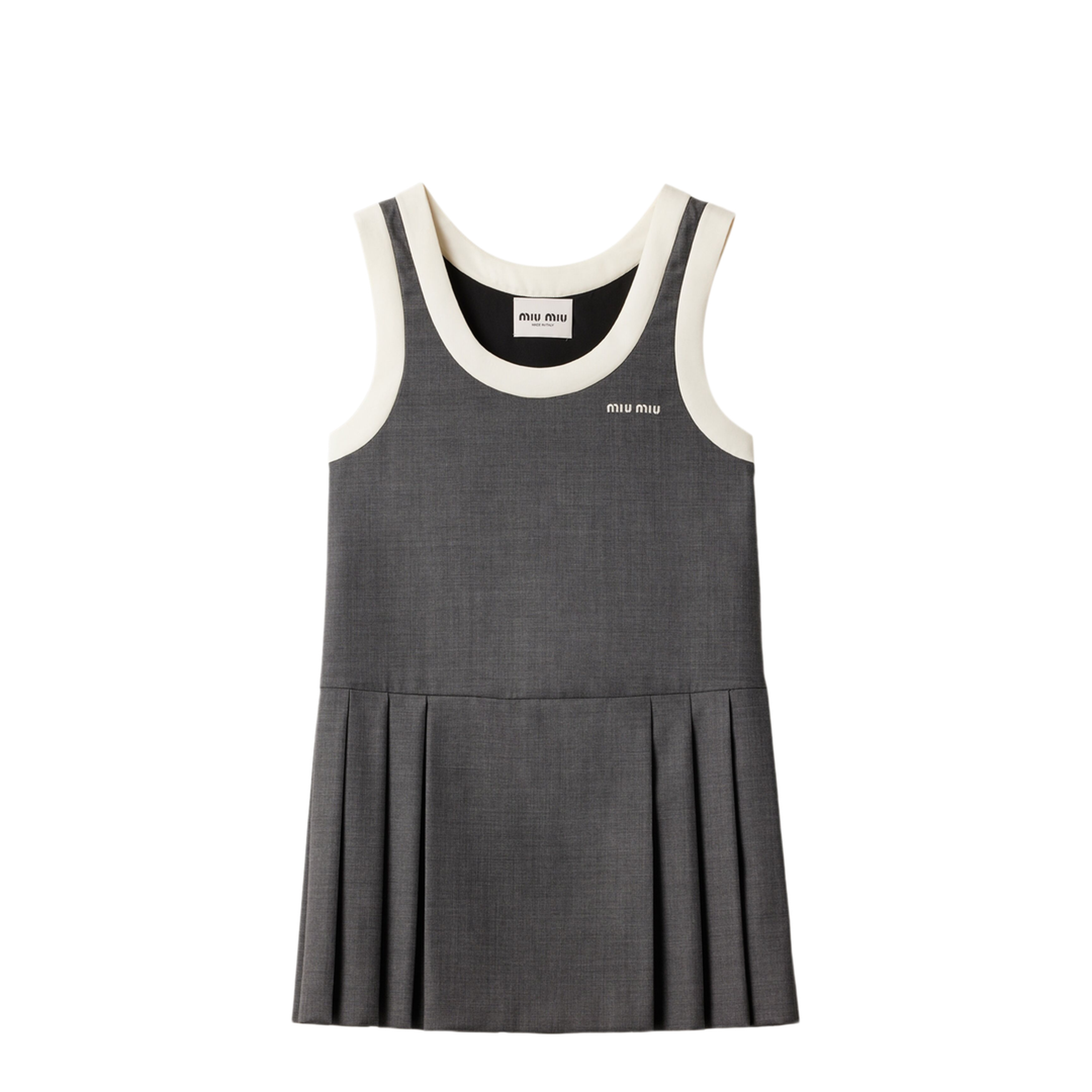 MAYFEYR - Miu Miu - Grisaille Mini Dress - MF5647SOOO11RFF0480