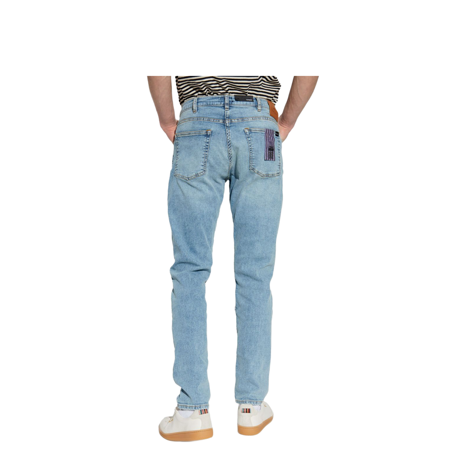 Tapered Denim Cotton Jeans