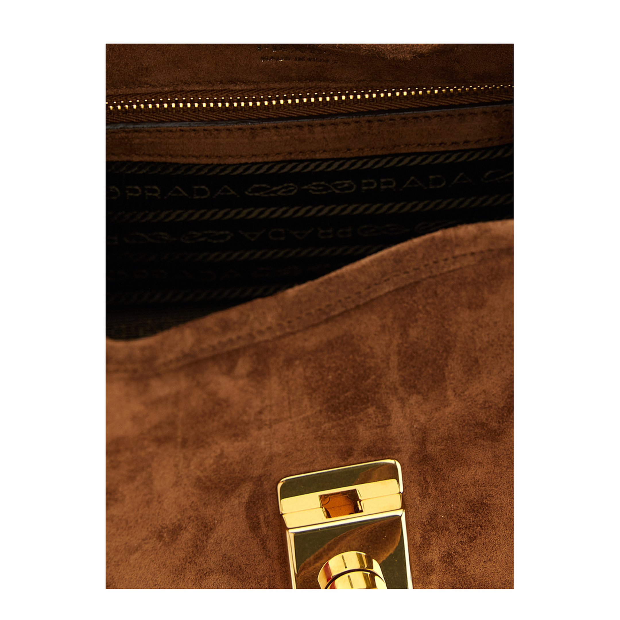 Small Suede Shopping Bag