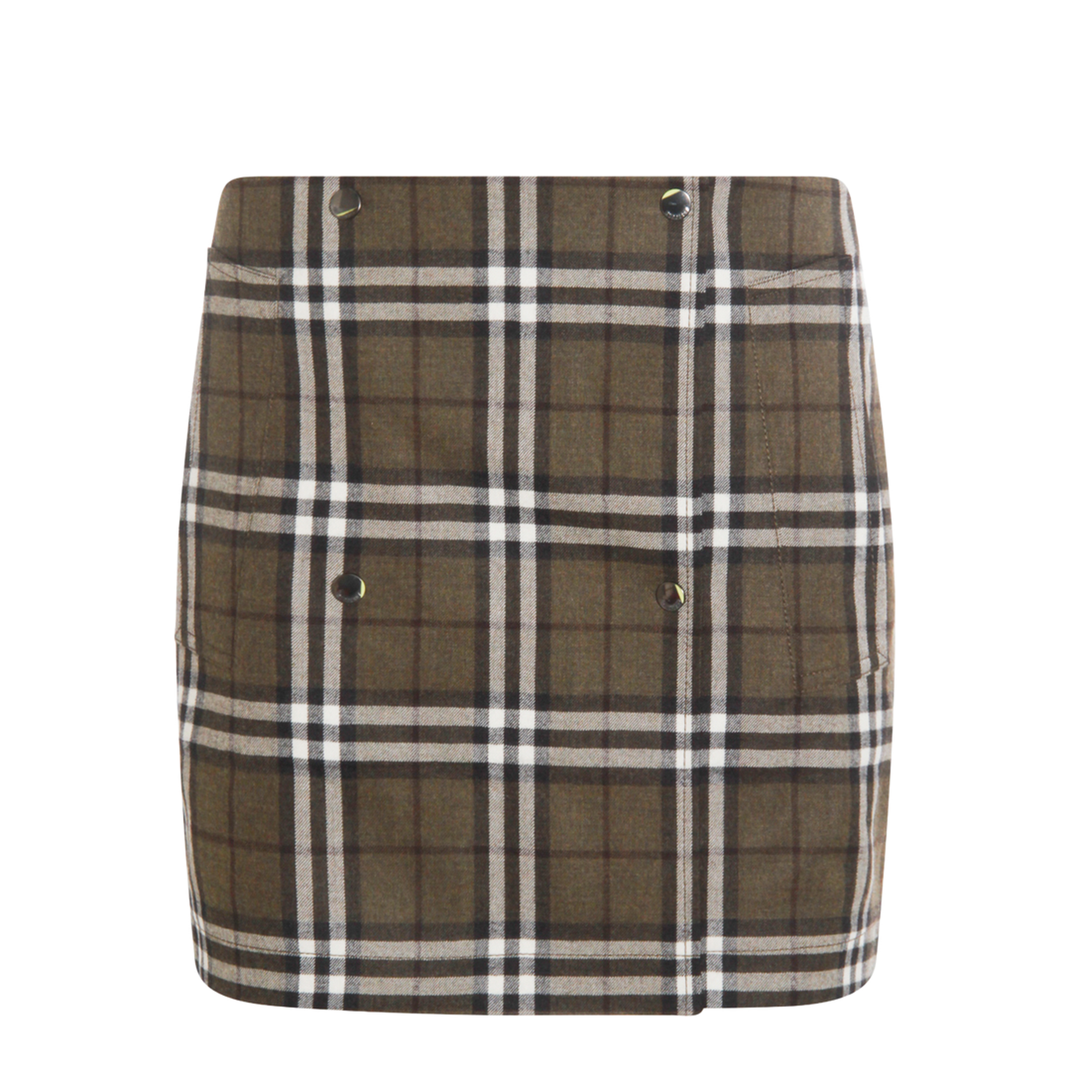 Green Check Miniskirt