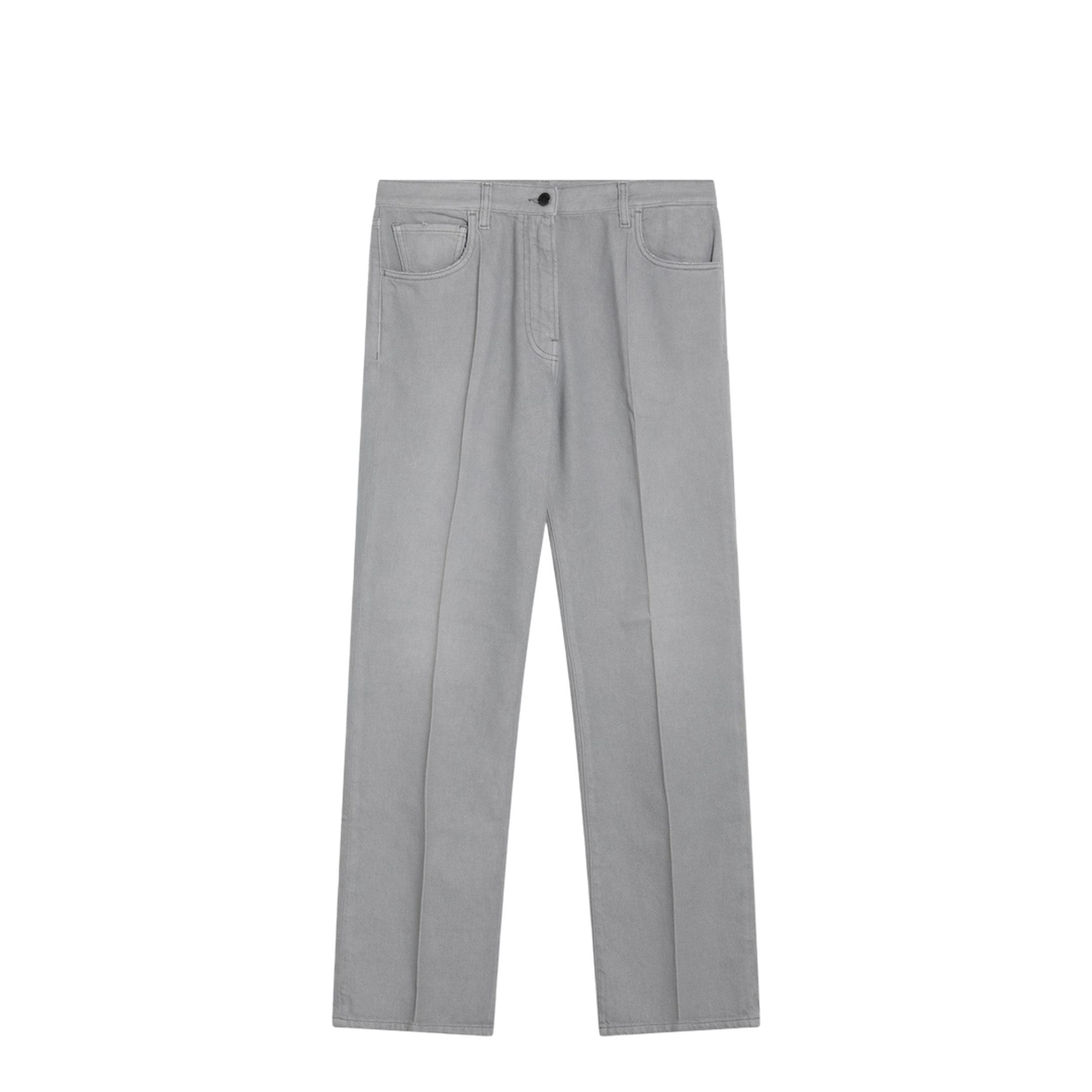Grey Washed Denim Jeans