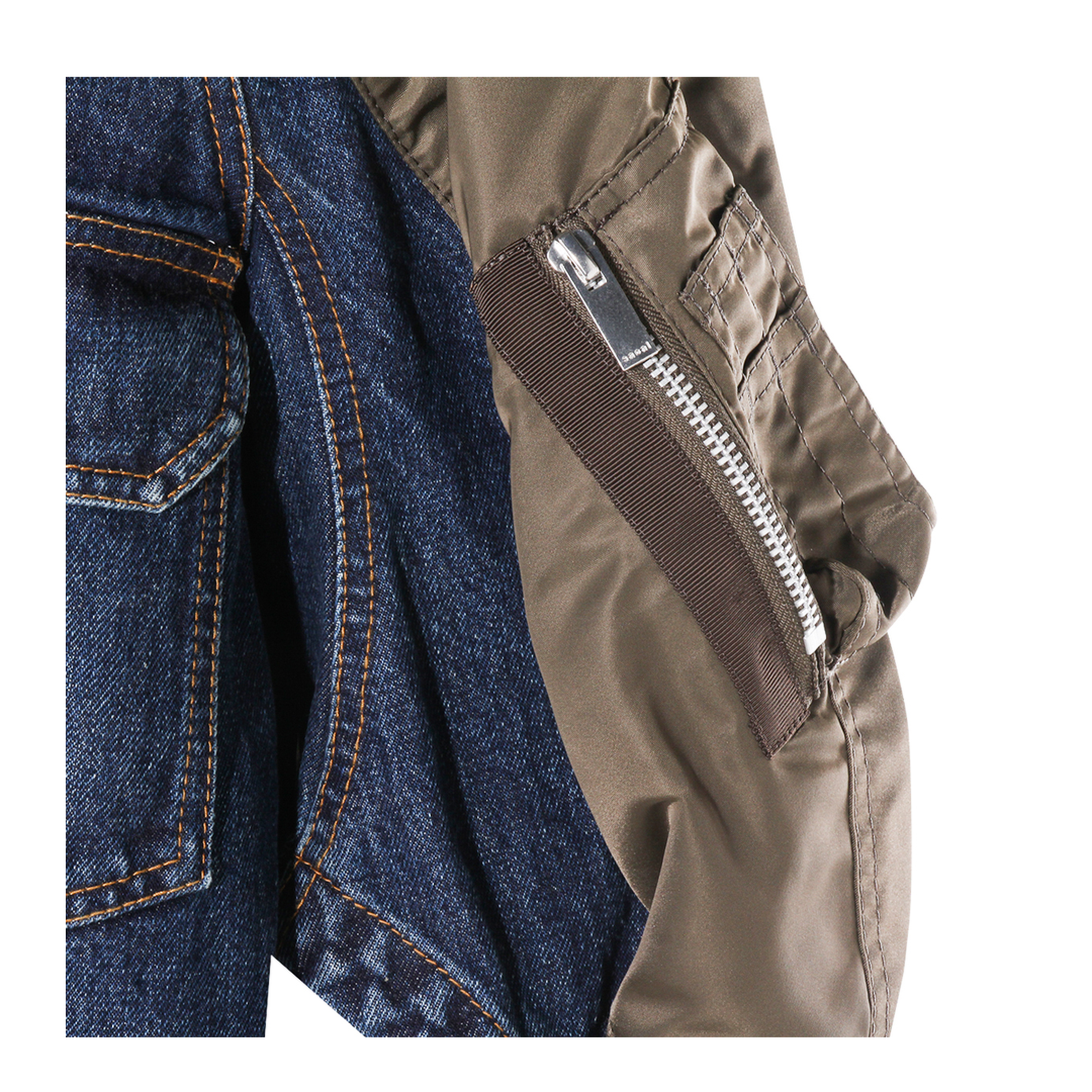 Denim Bomber Jacket