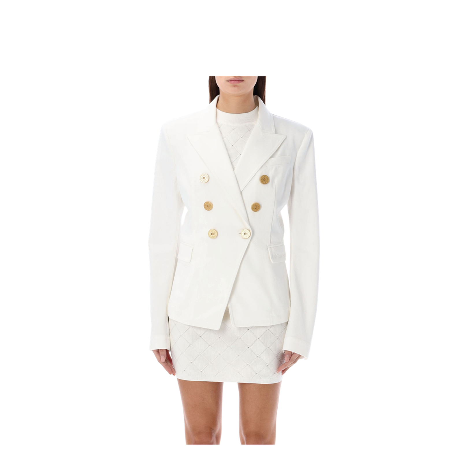 Denim 6-Button Jacket