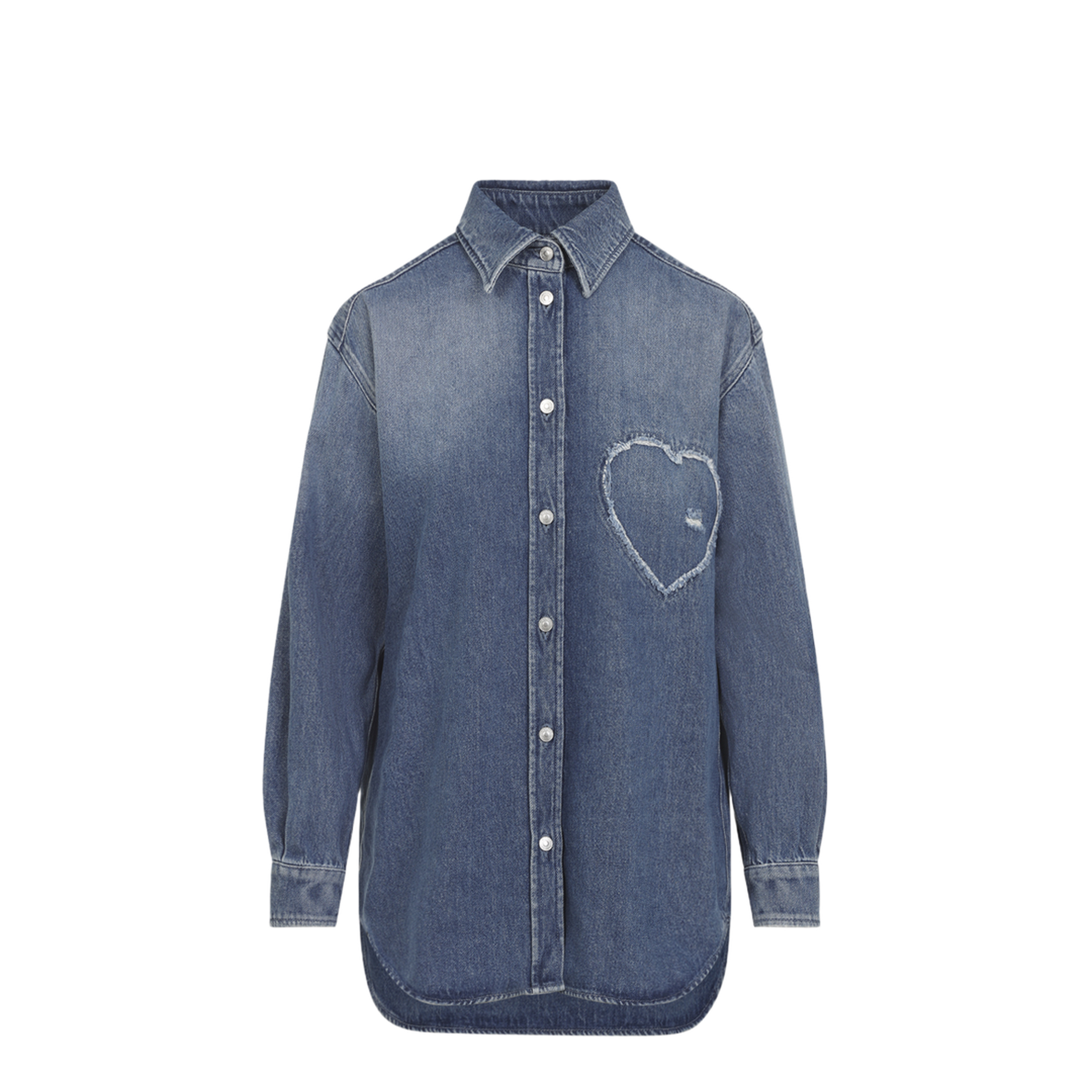 MAYFEYR - Moschino - Heart Denim Shirt - 261E02040539