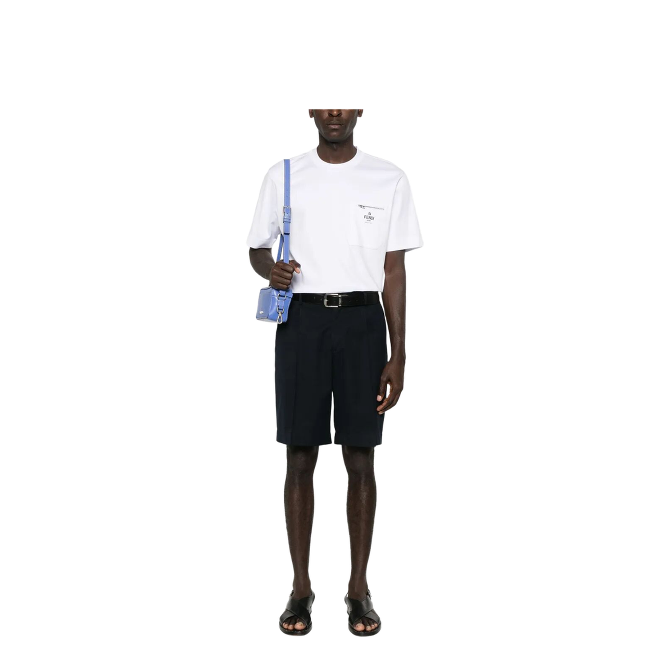 MAYFEYR - Fendi - Zip-Detail Cotton T-Shirt - FY0936ARYR
