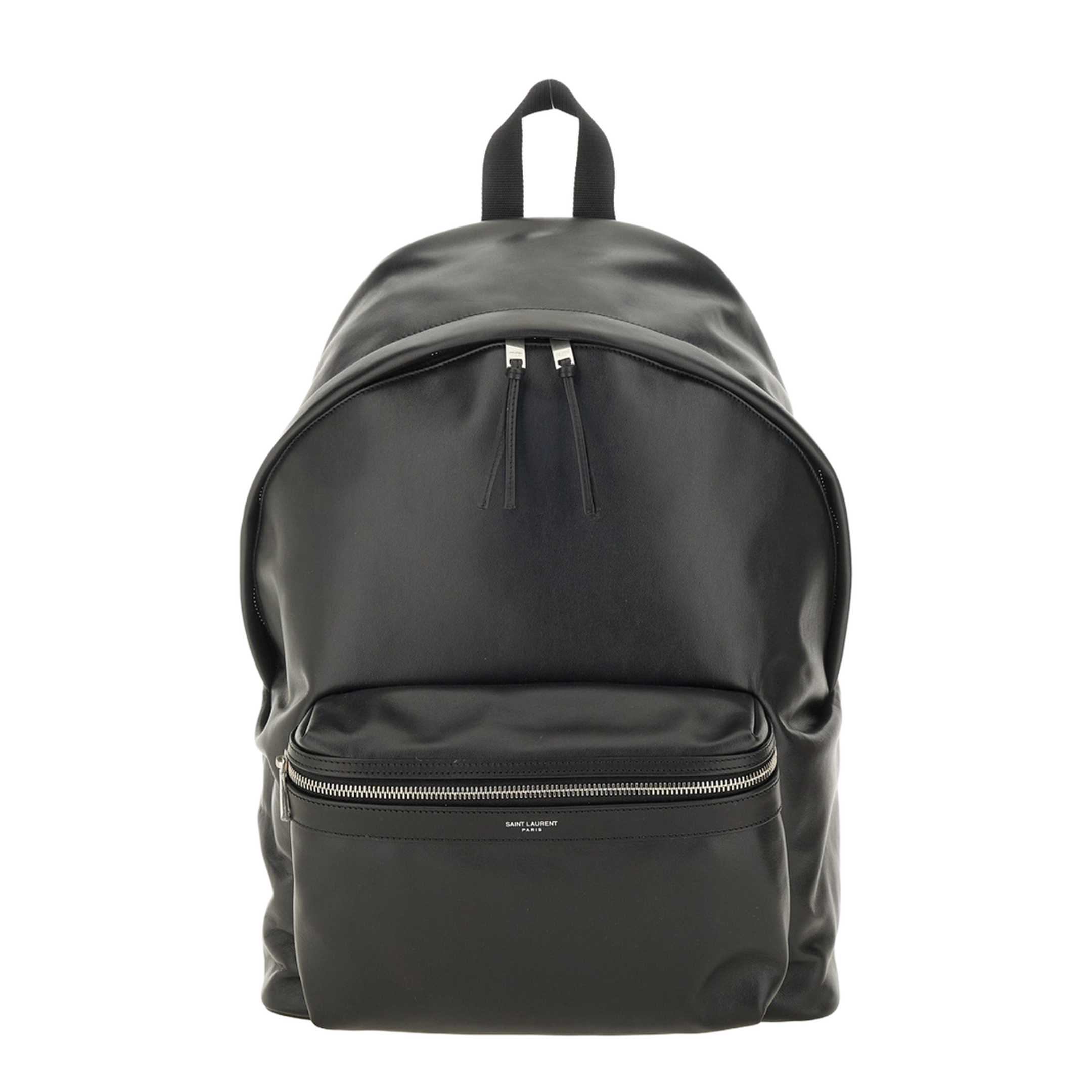 City Leather Backpack - Black