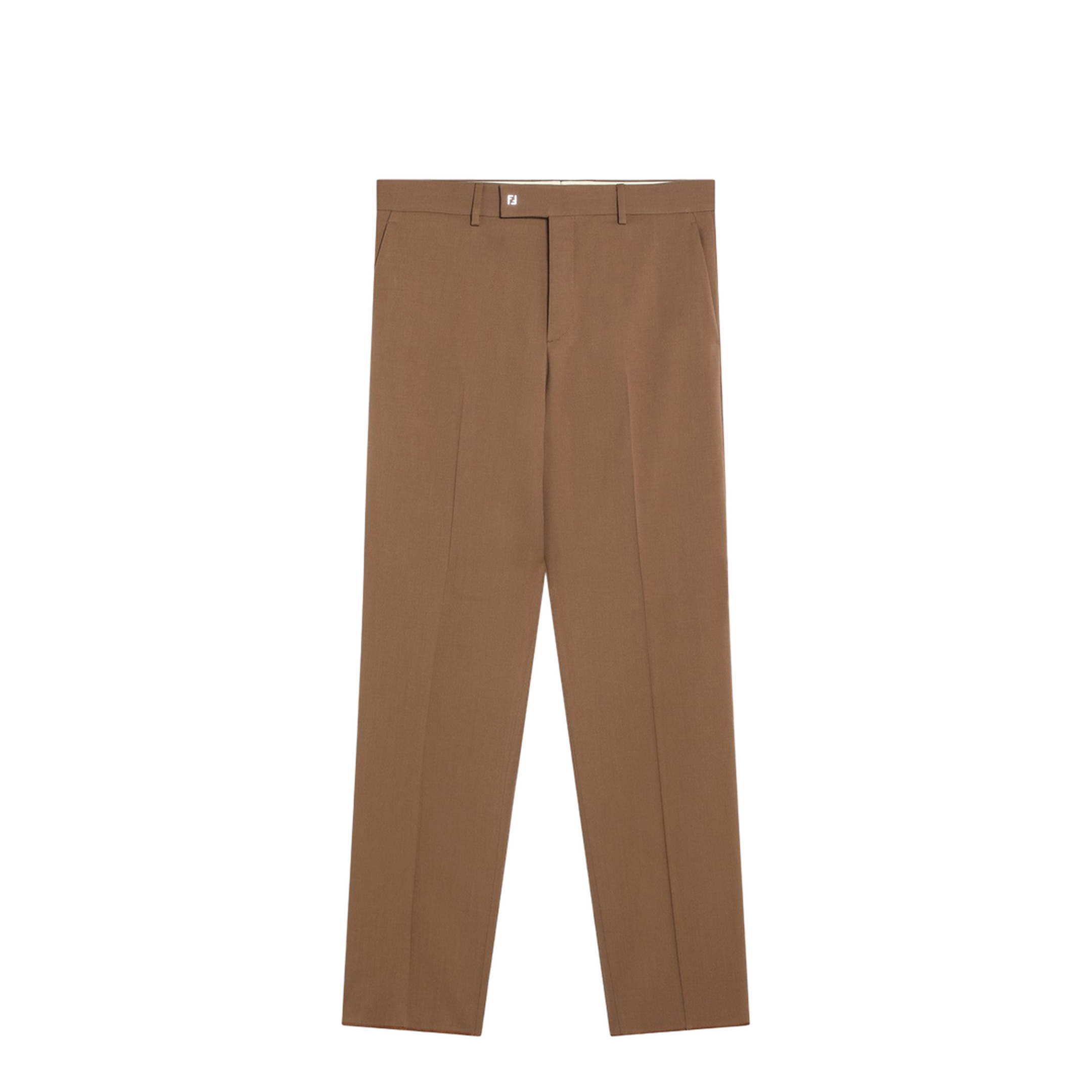 Rust Wool Trousers