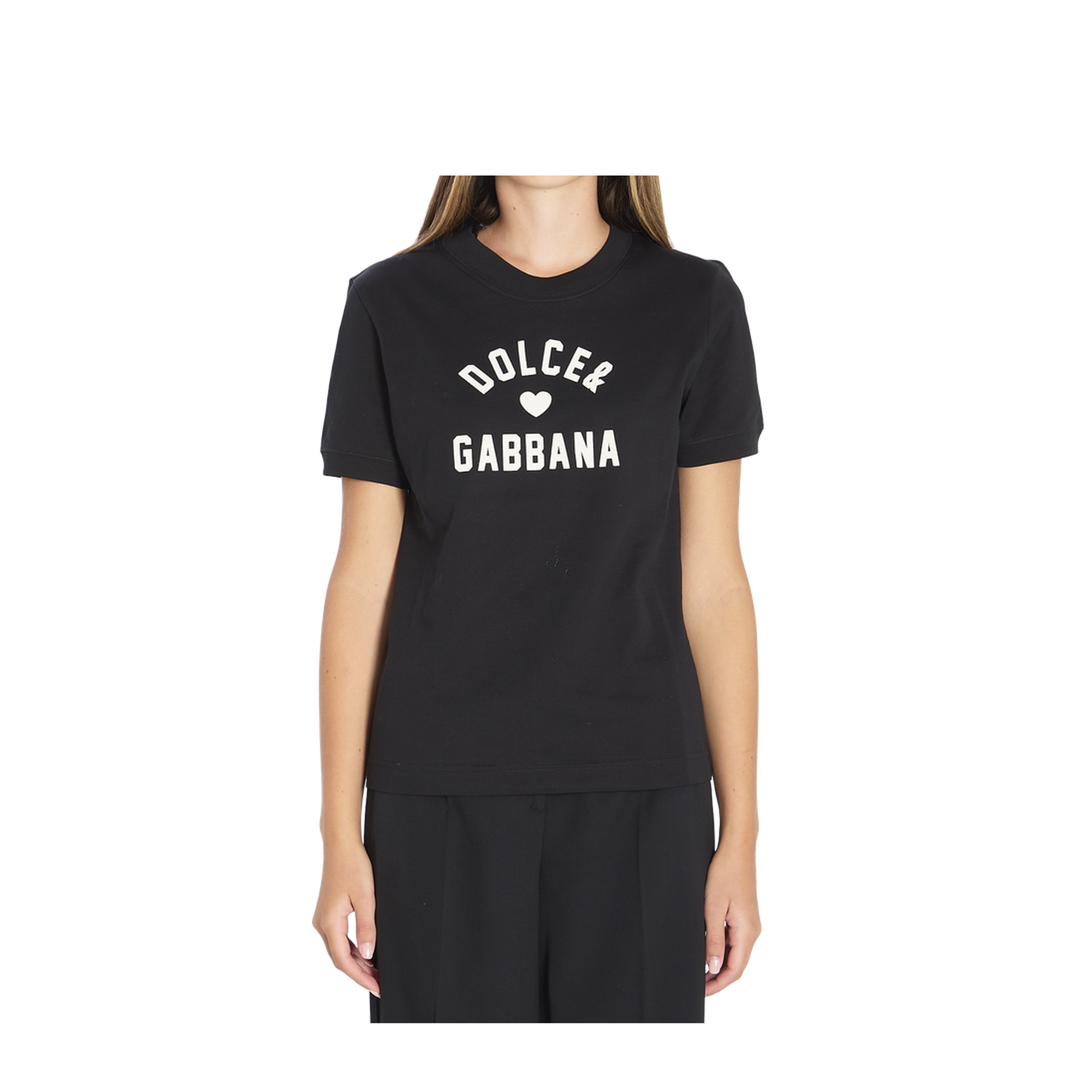 Black Cotton Logo T-Shirt