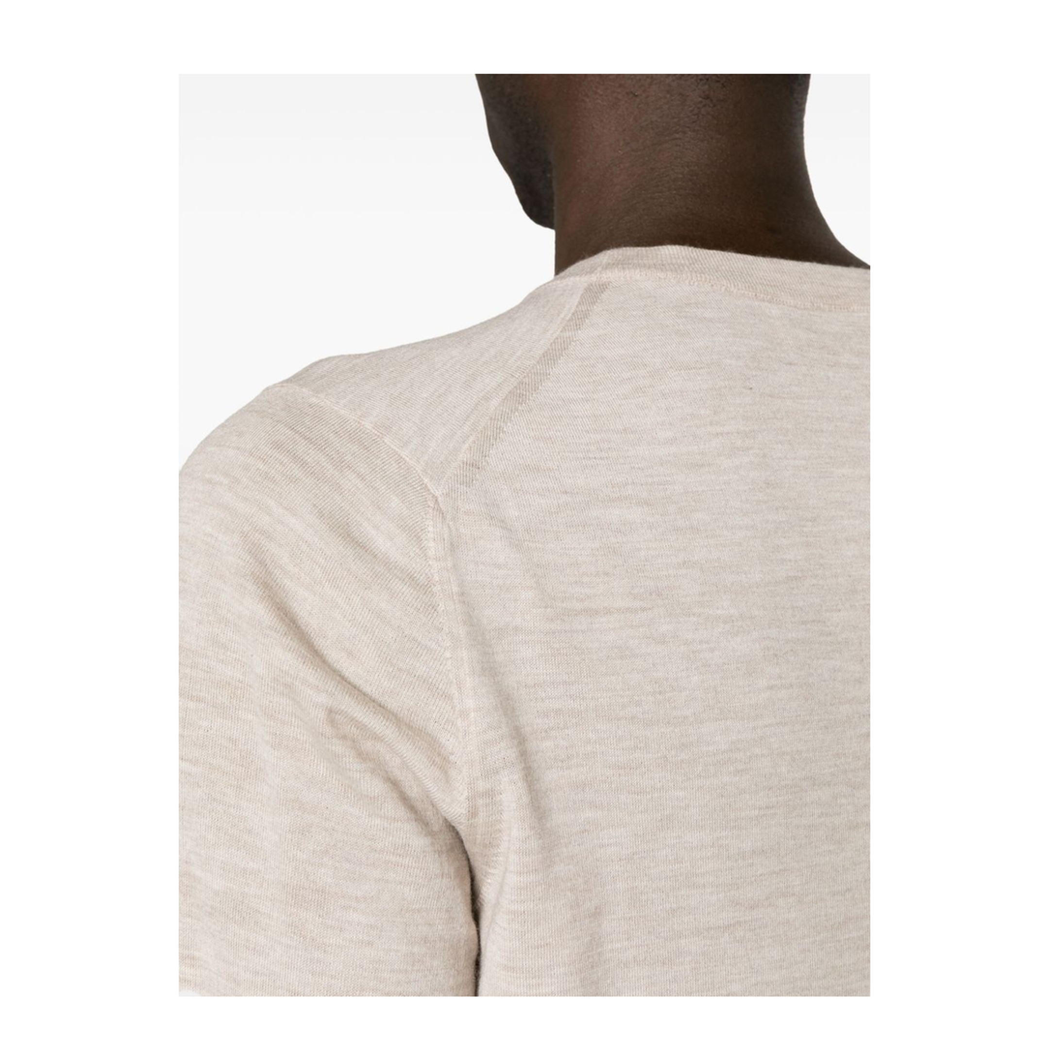 Men's Wool Sweater Beige
