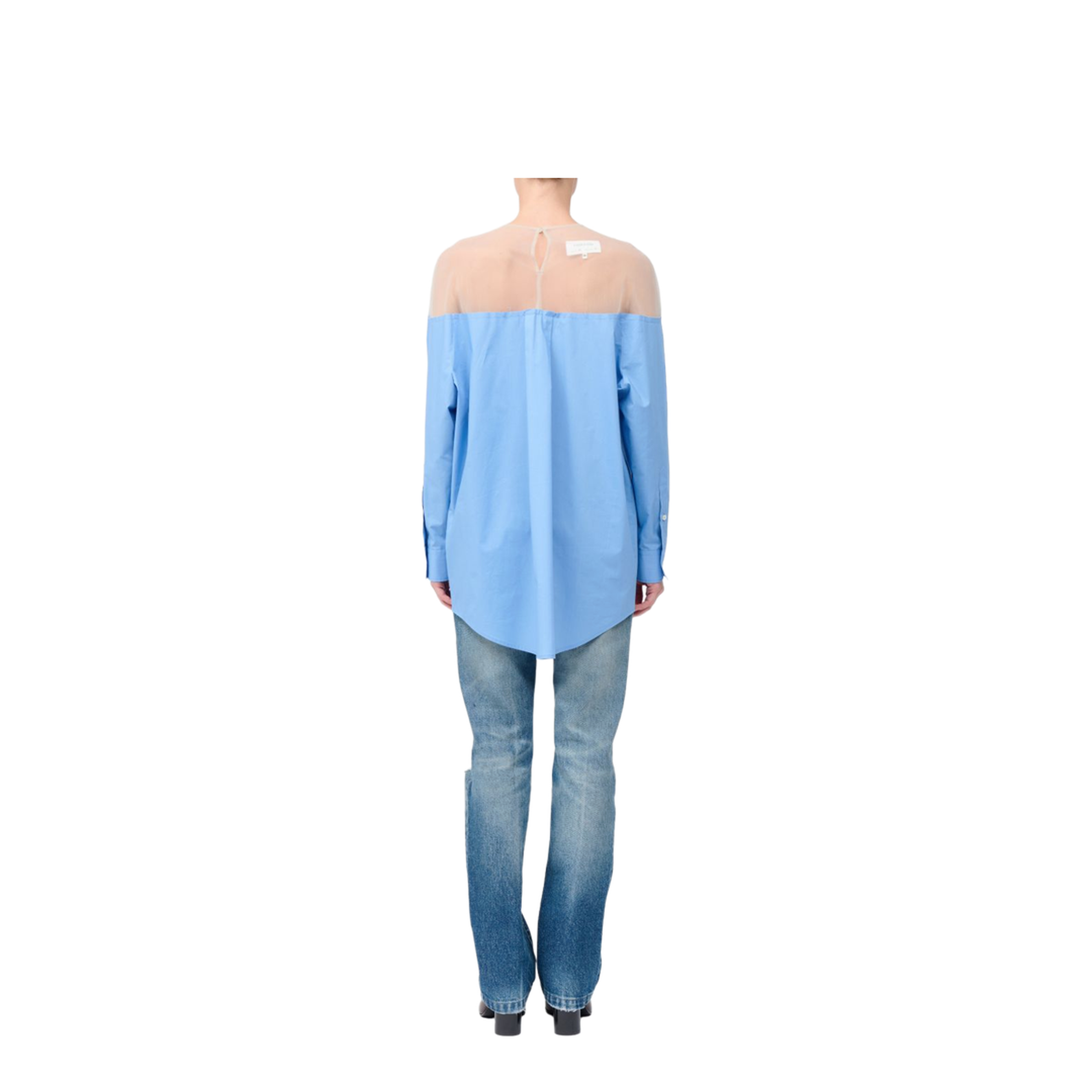 MAYFEYR - Mm6 Maison Margiela - Top Clear Blue - S62NH0053M35256471