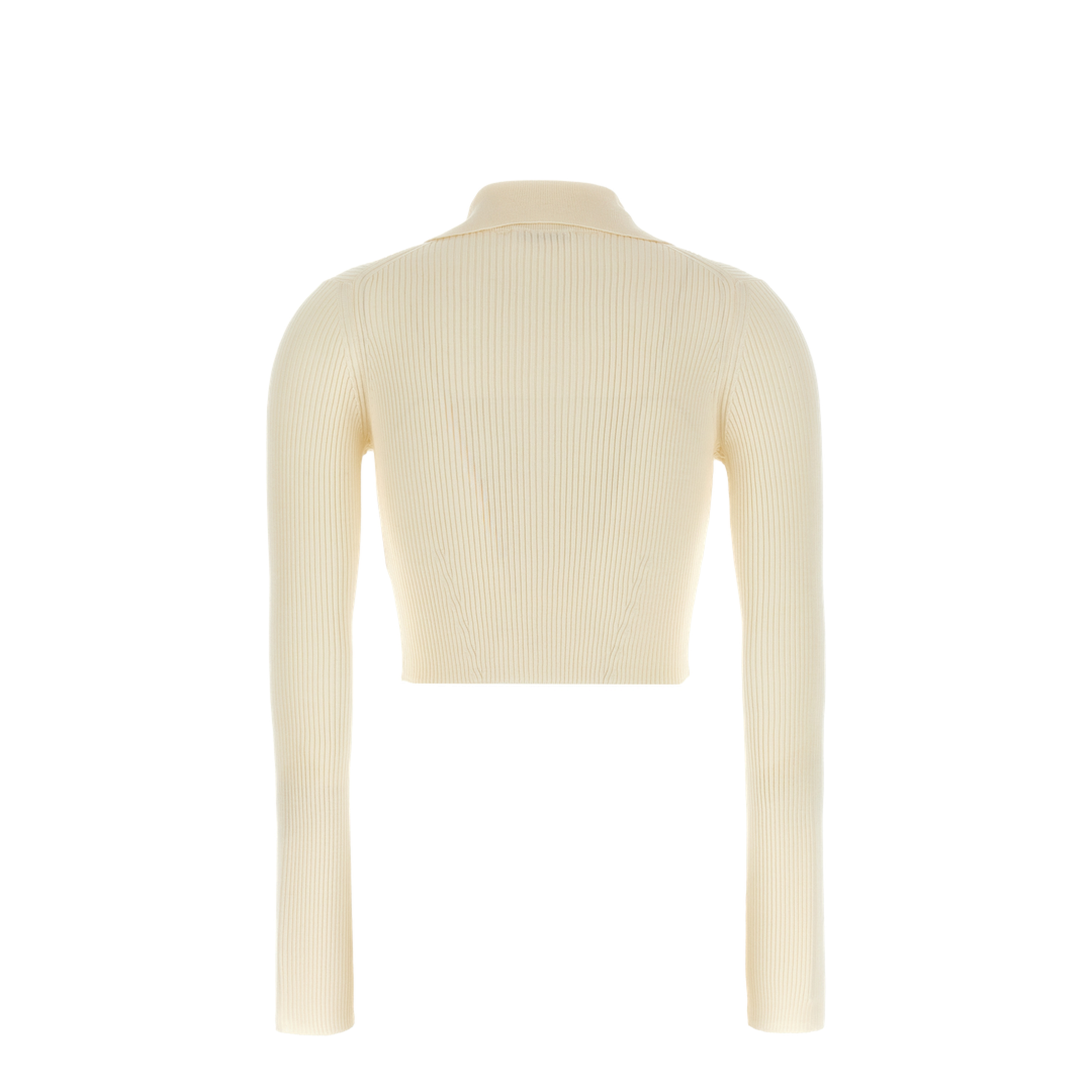 Cream Wool Blend Cardigan