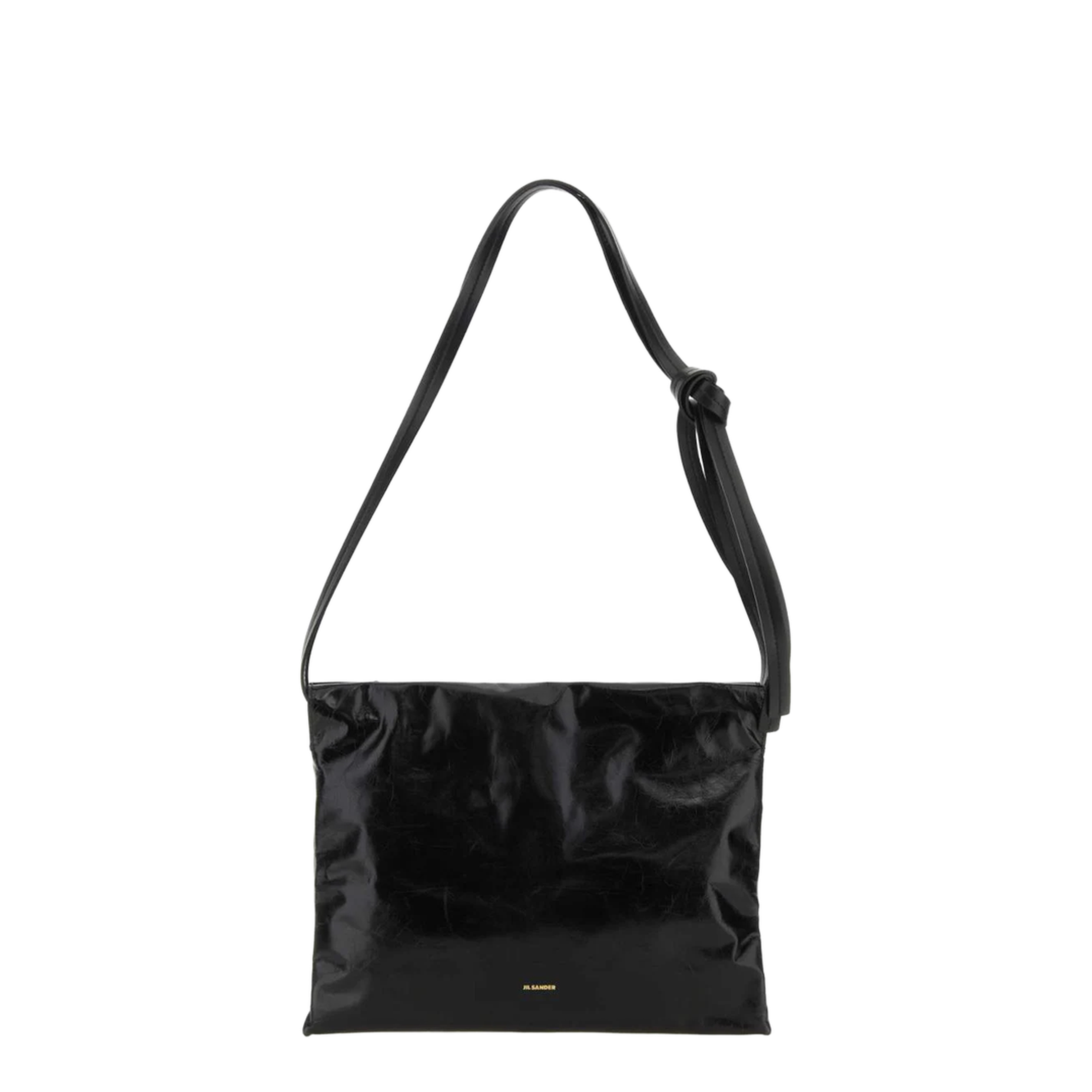 Two-Tone Leather Shoulder Bag