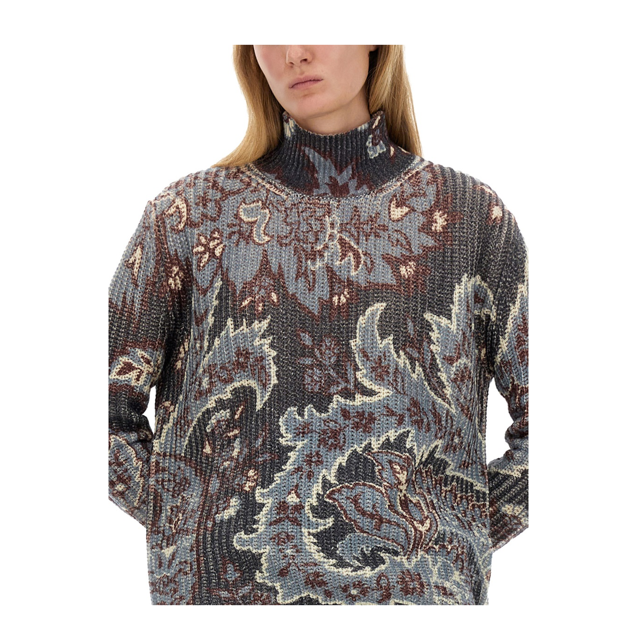 Printed Wool Sweater