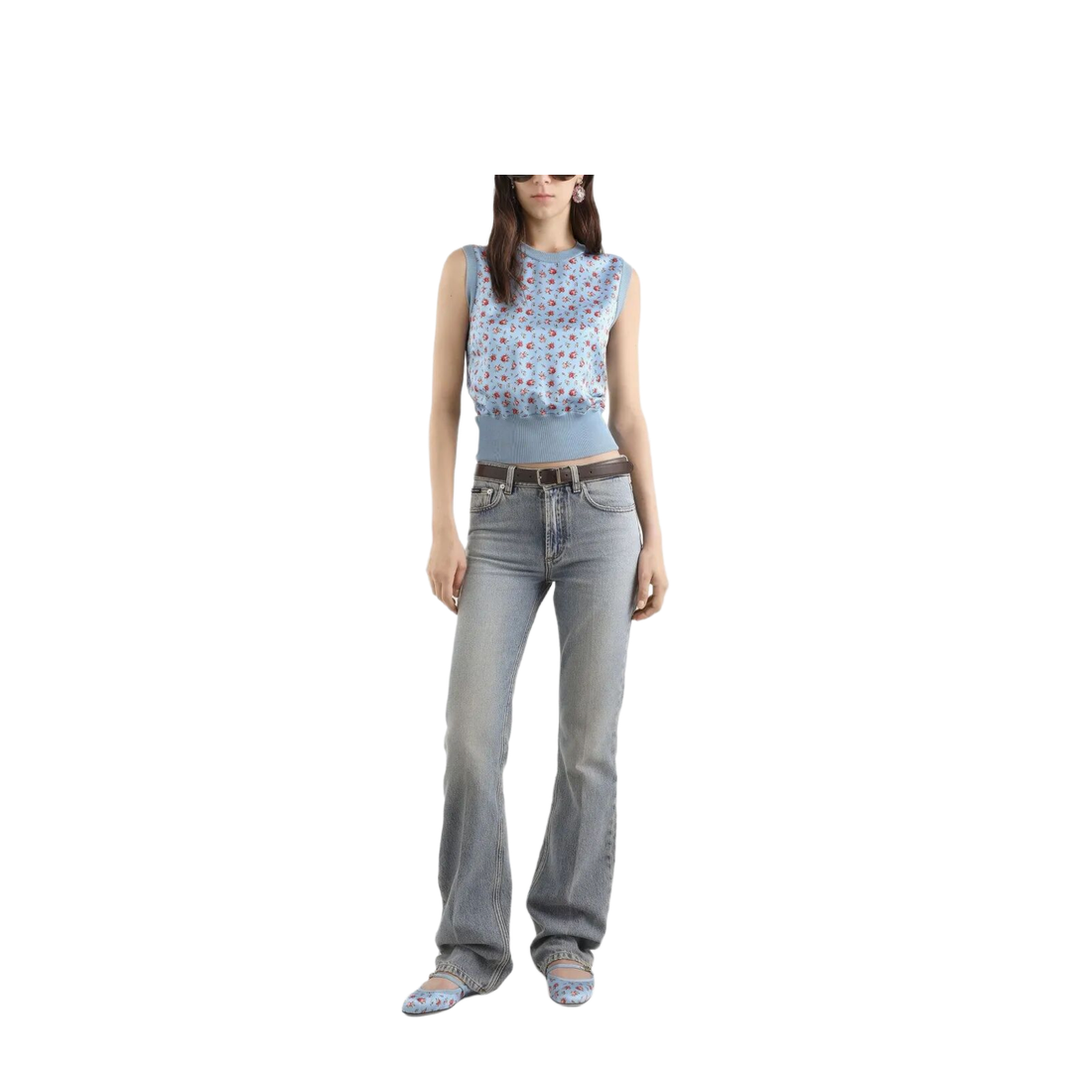 MAYFEYR - Dolce & Gabbana - 5-Pocket Denim Trousers - FTDDFDG8OT9