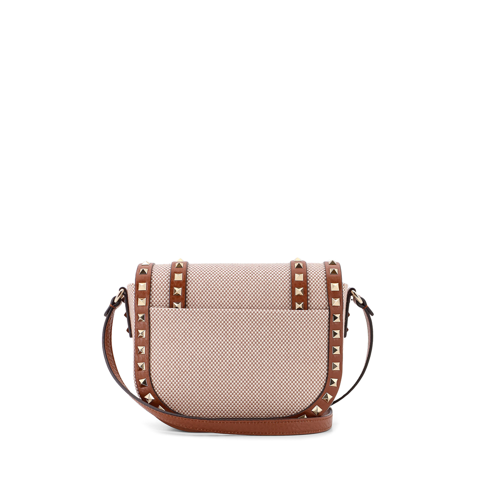Rockstud Foldover Top Shoulder Bag