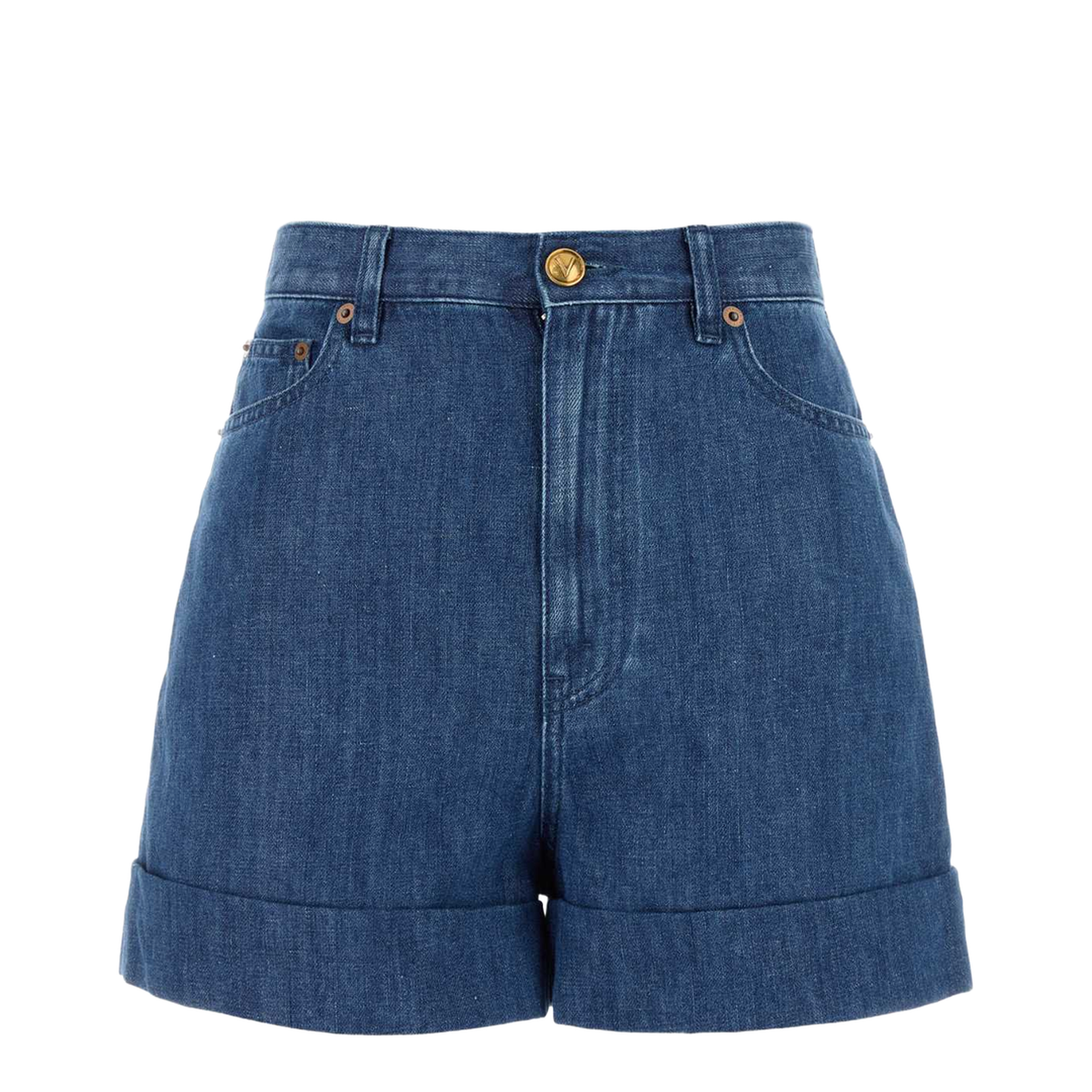 Medium Blue Denim Shorts