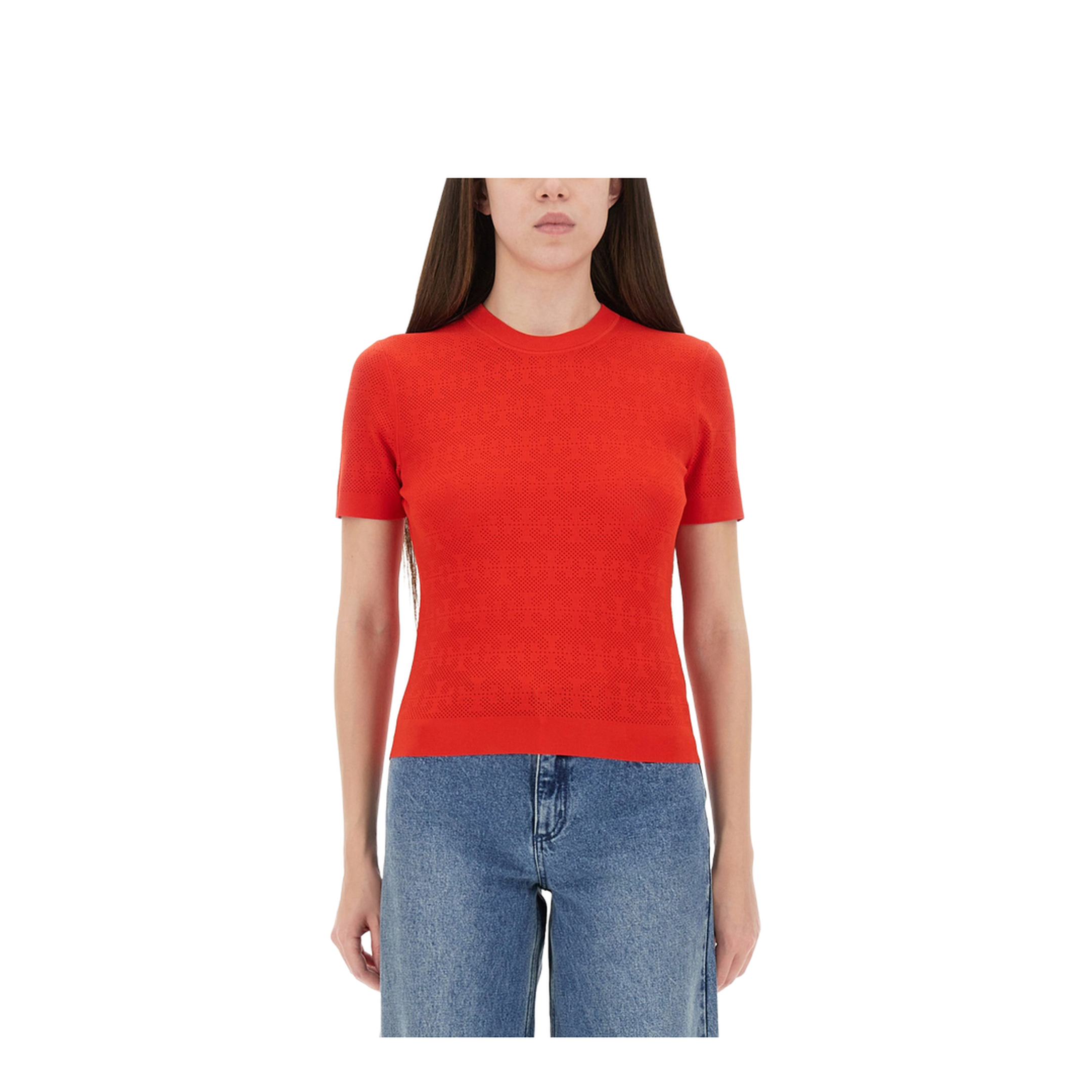 T-Monogram Viscose Blend Top