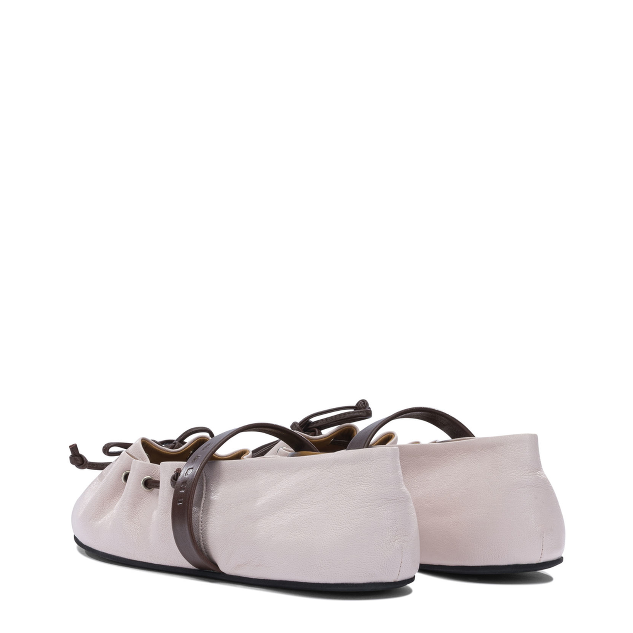 MAYFEYR - Marni - Mary Jane Leather Ballet Flats - BAMS006400P1186ZP074