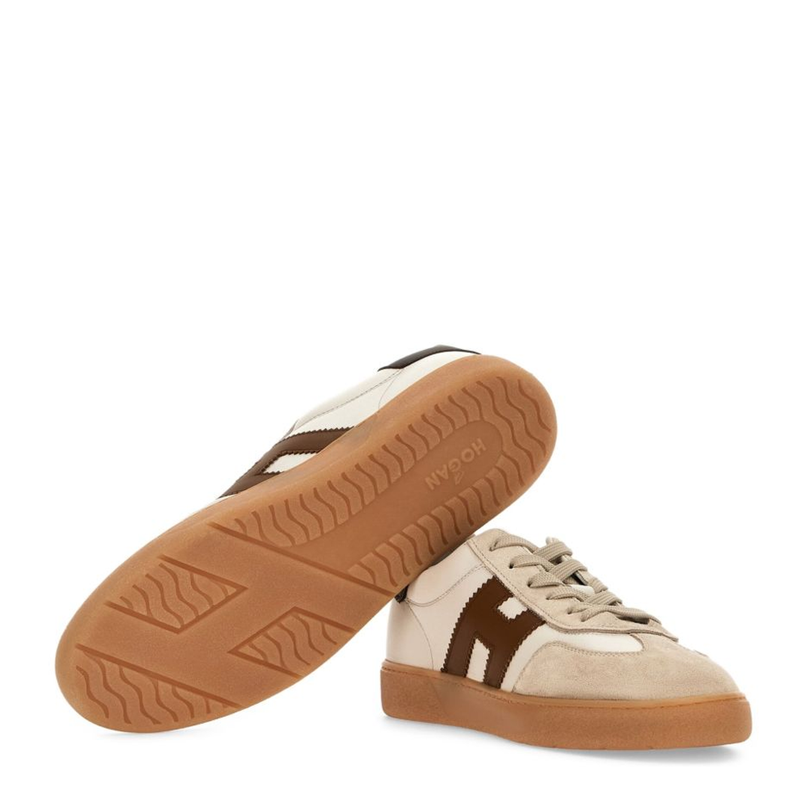 Cool Sneakers Ivory Beige Brown