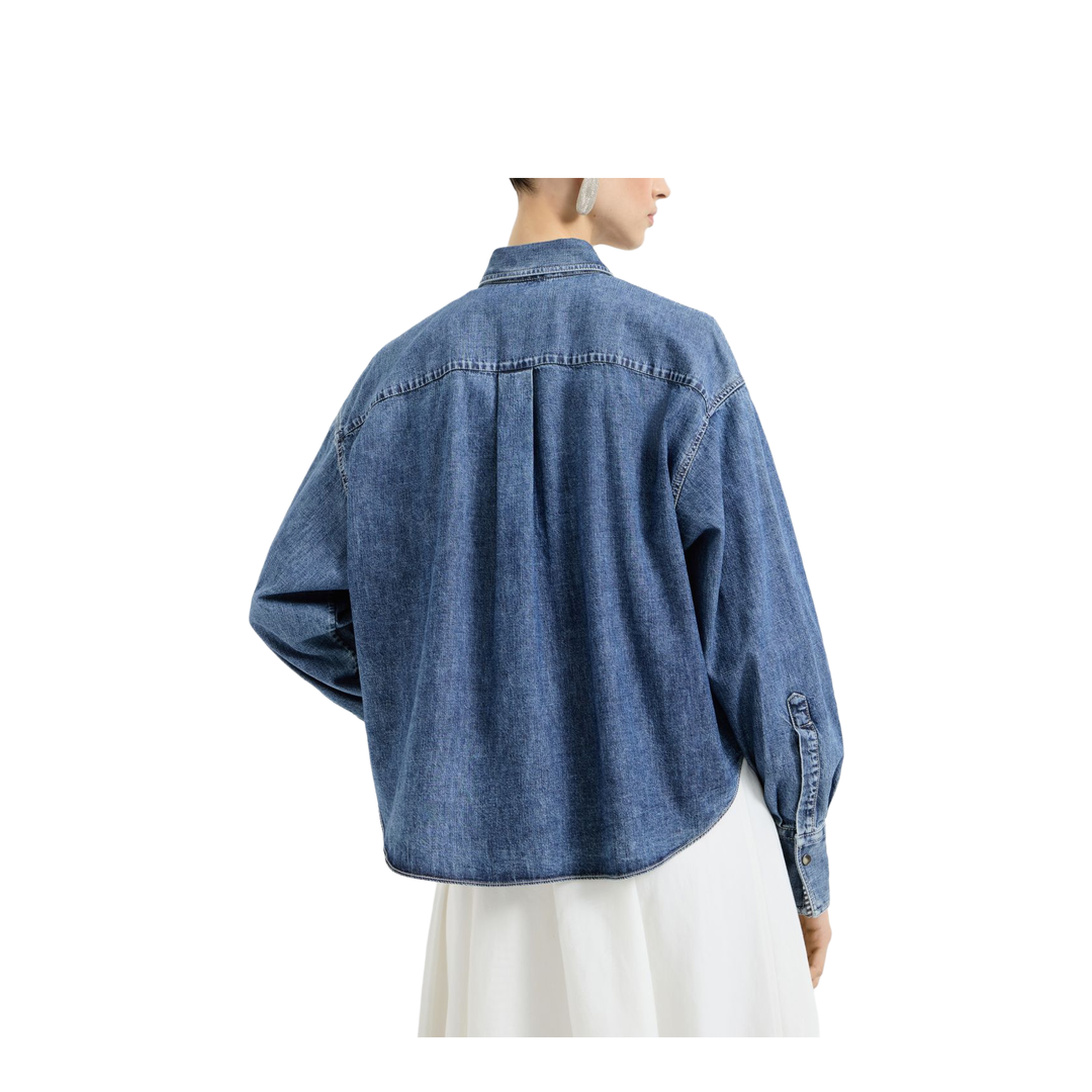 Lightweight Denim Shirt - Blue