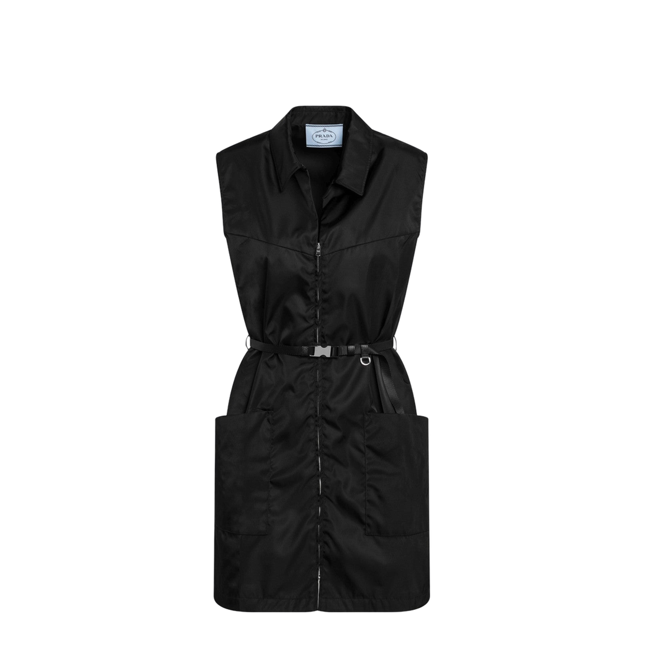 Black Short Re-Nylon Dress