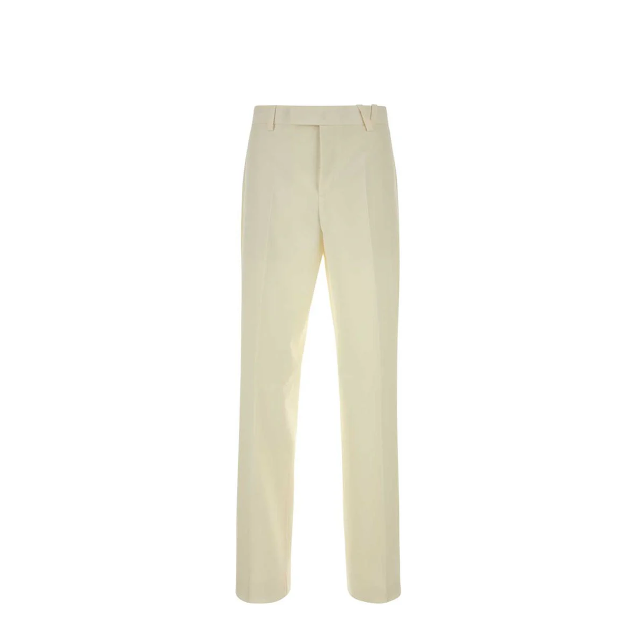 Ivory Wool Blend Pants