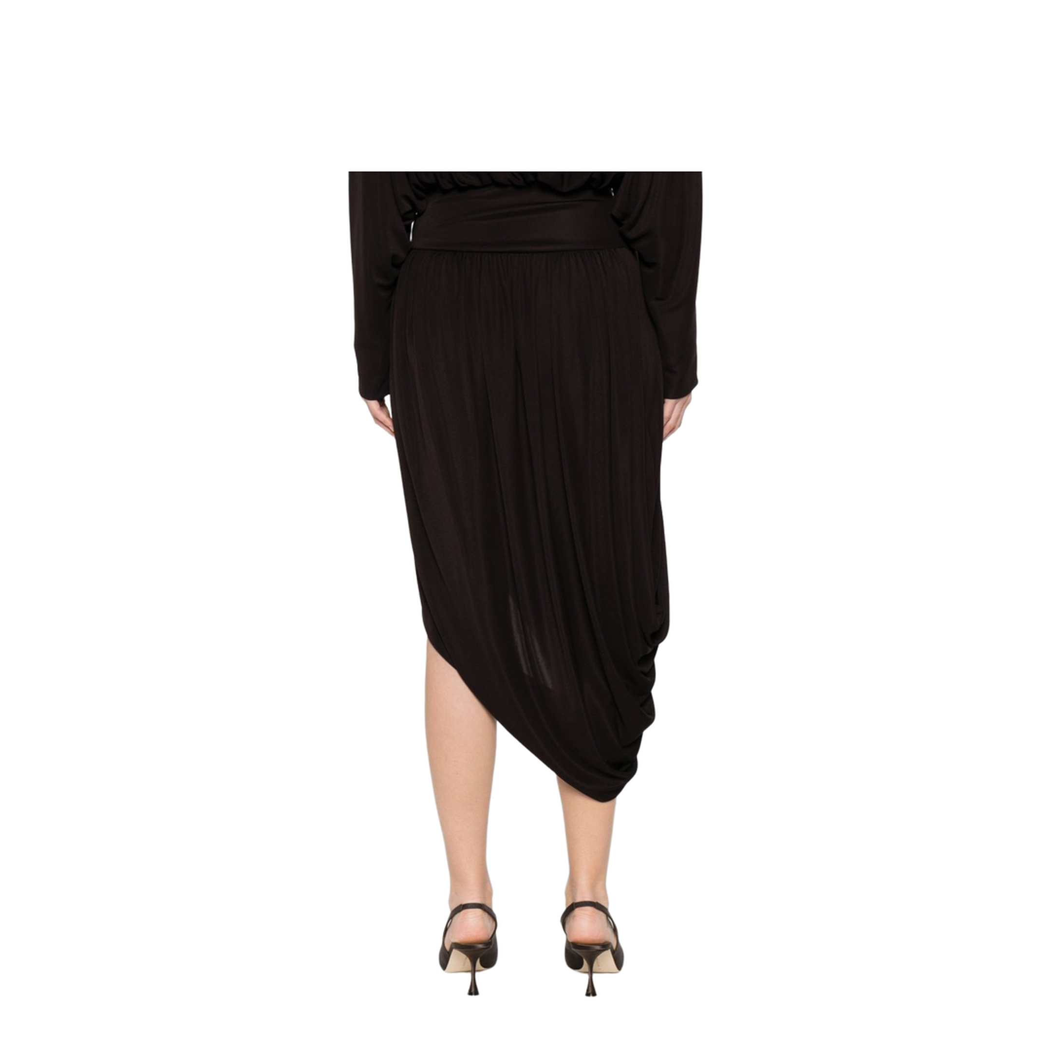 Twisted Midi Skirt