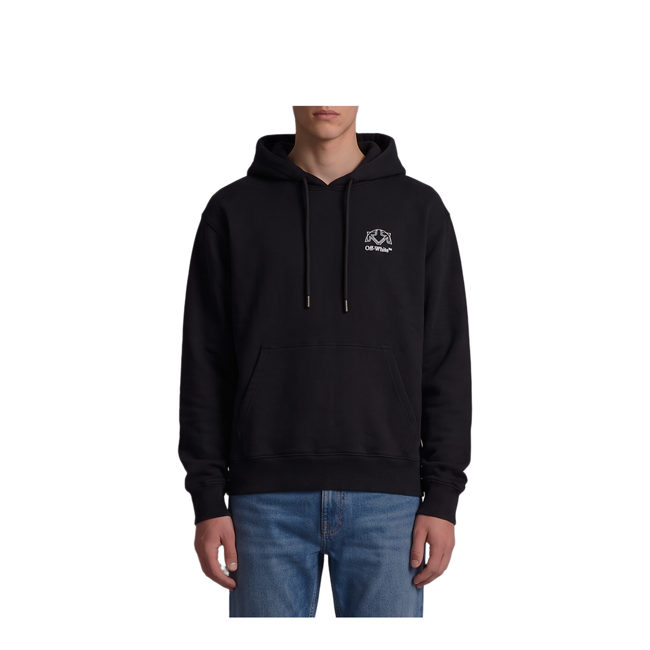 MAYFEYR - Off-White - Offline Half Arrow Skate Hoodie - OMBB085F26FLE00V00001