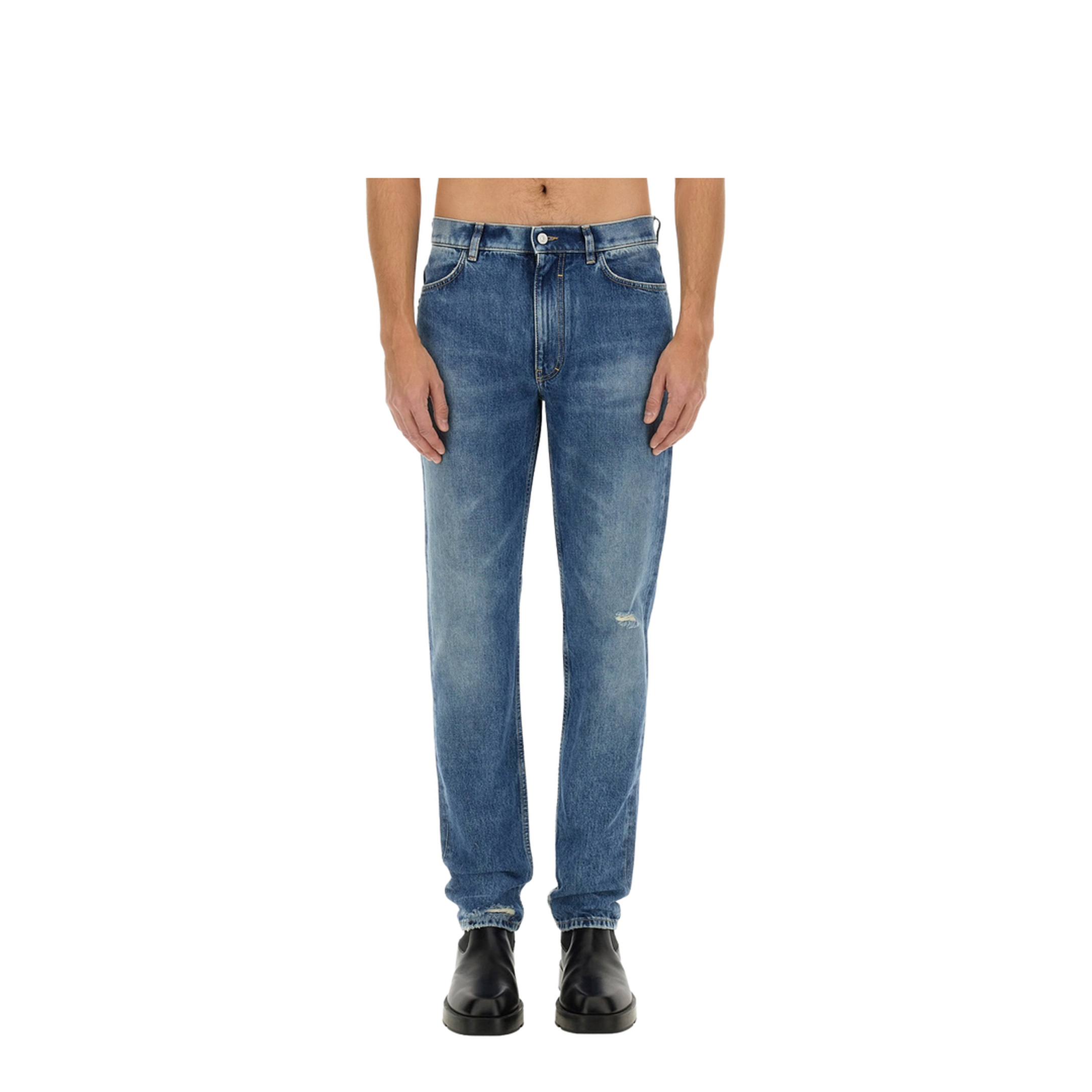 Slim-Fit Denim Jeans - Blue