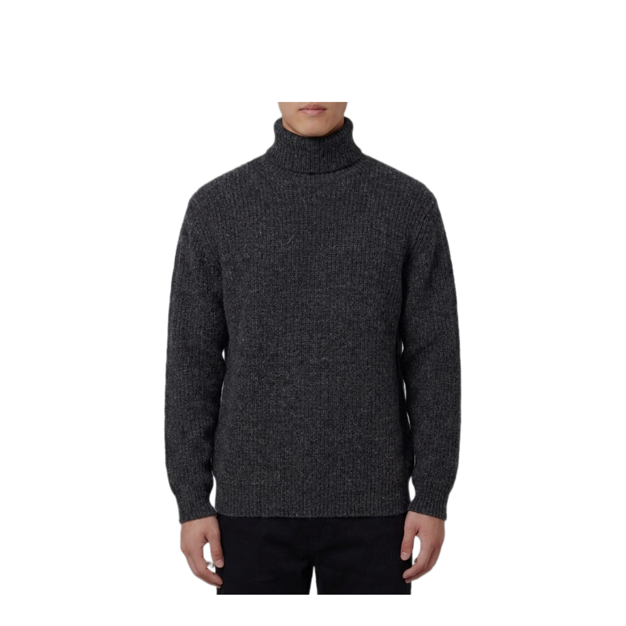 MAYFEYR - Lemaire - Black High-Neck Sweater - PO0054LK1029MU213