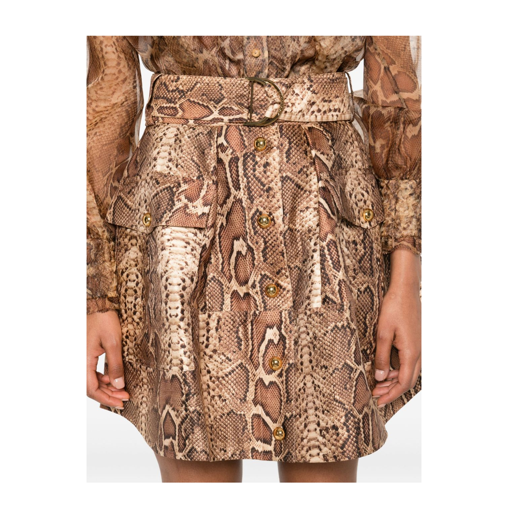 Brown Skirt