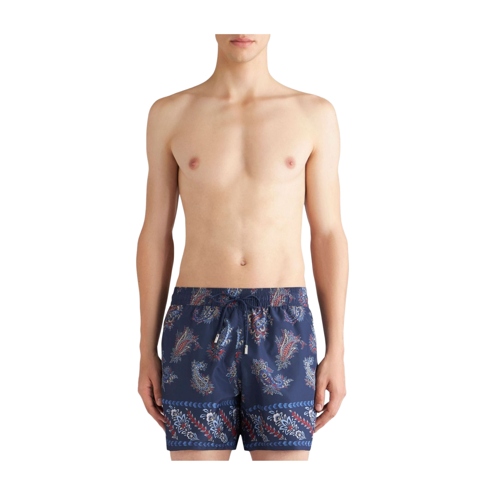 Paisley Print Swim Trunks