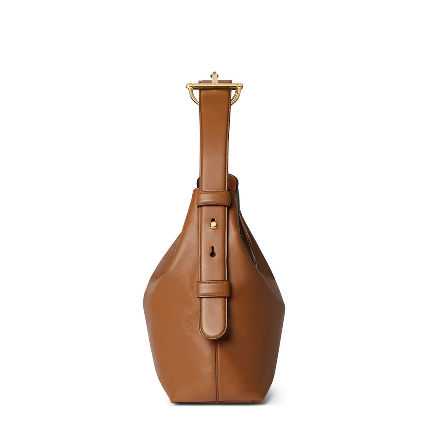 Beatrix Medium Tote Bag in Brown Leather