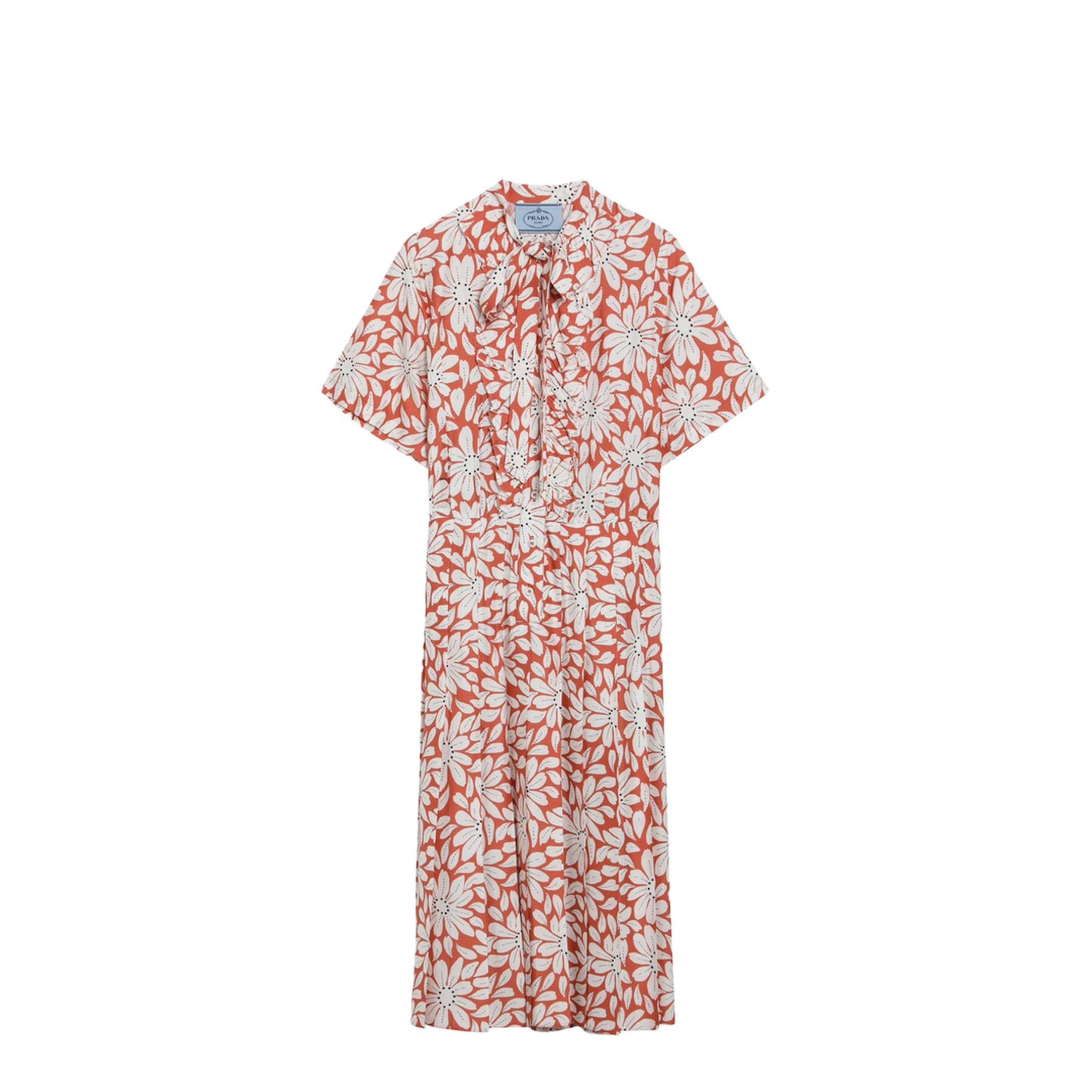 Floral Print Shirt Dress