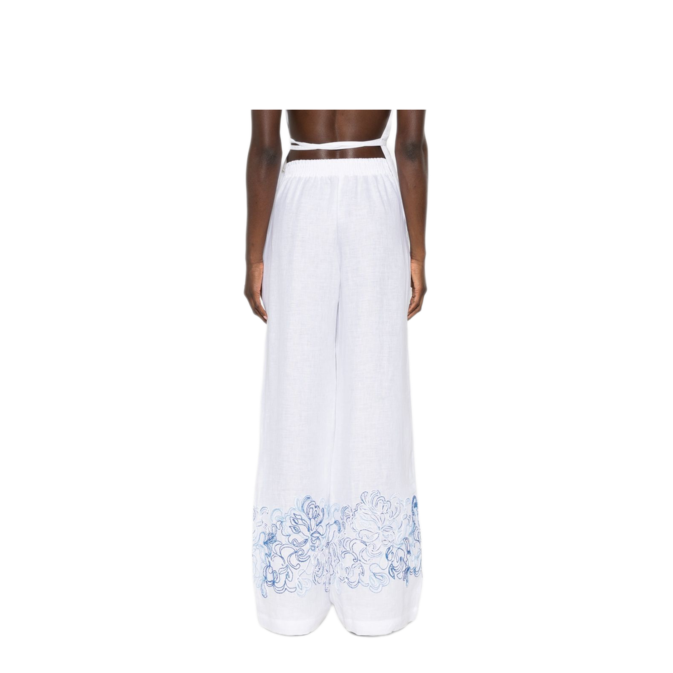 MAYFEYR - Ermanno Scervino - Trousers White - D484P308ZQRR4814