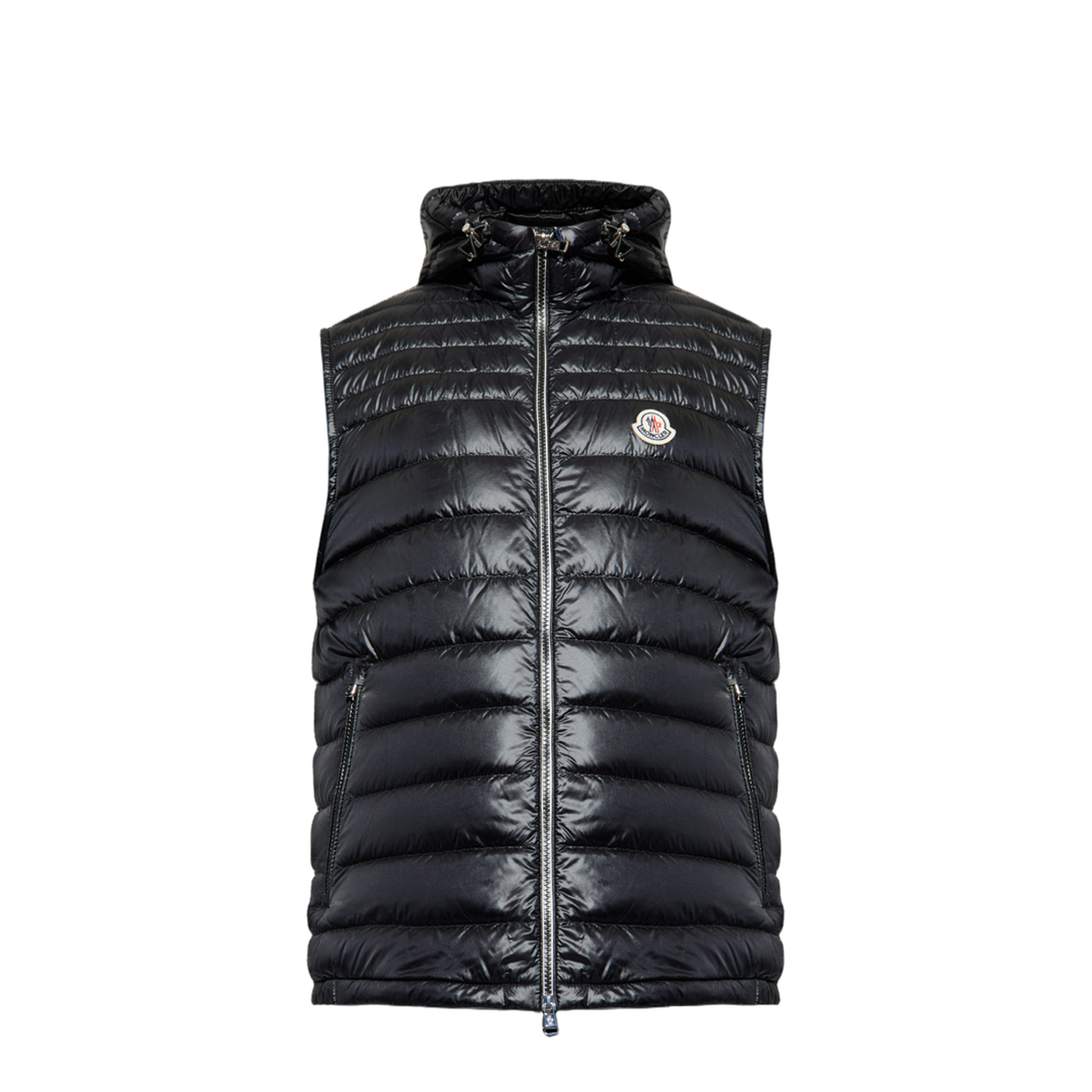 Black Orant Hooded Down Vest