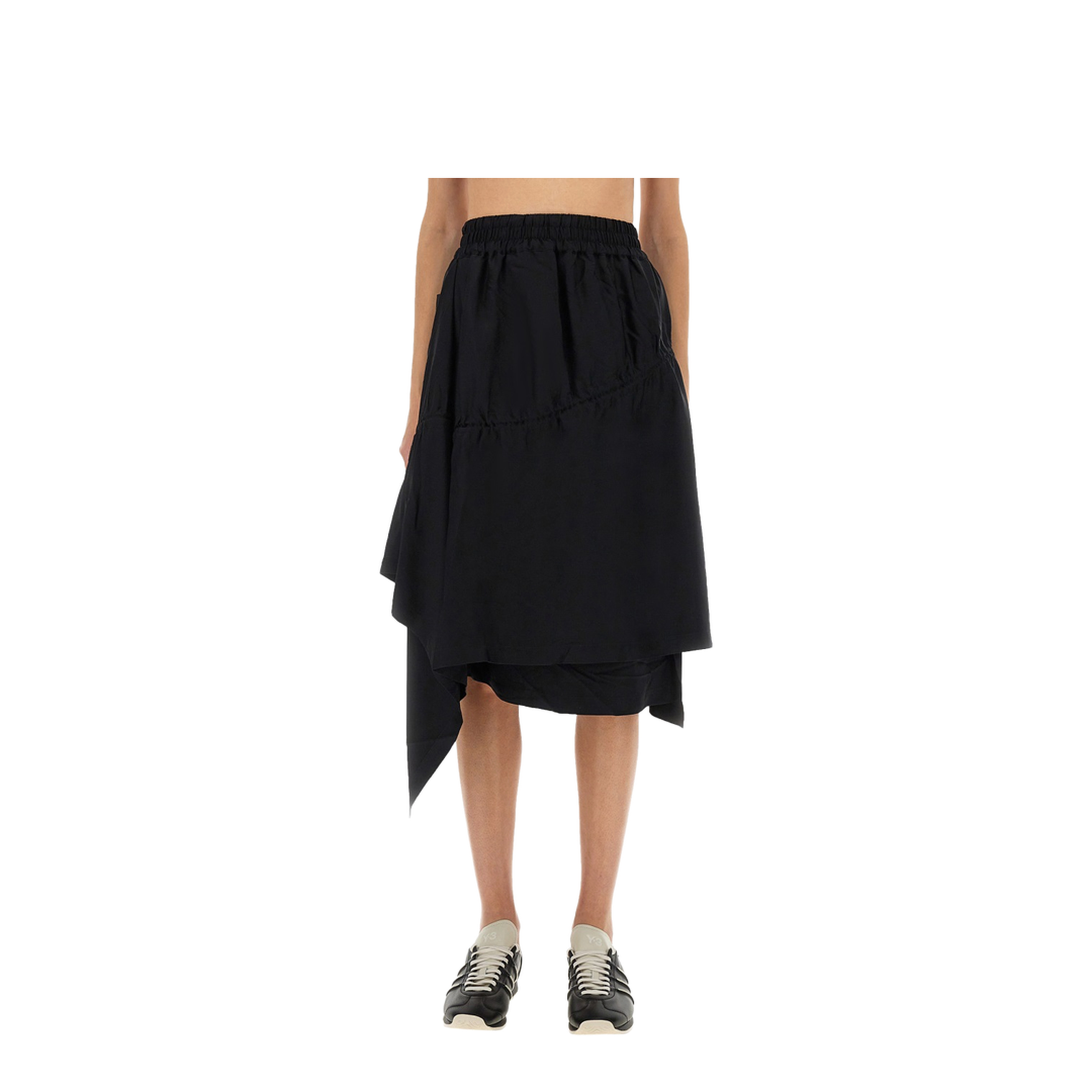 MAYFEYR - Y - 3 - Asymmetrical Skirt - JX4753BLACK